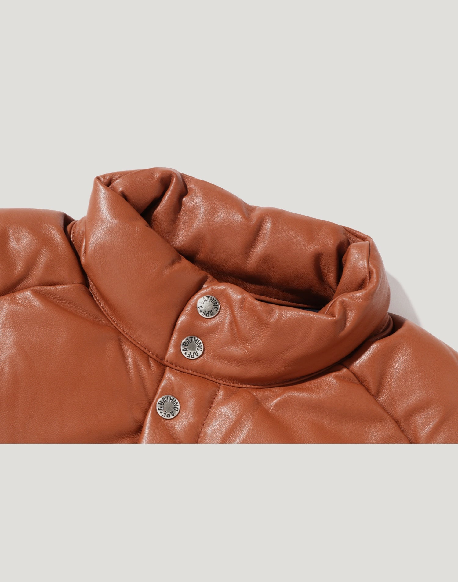 LEATHER CLASSIC DOWN JACKET MENS