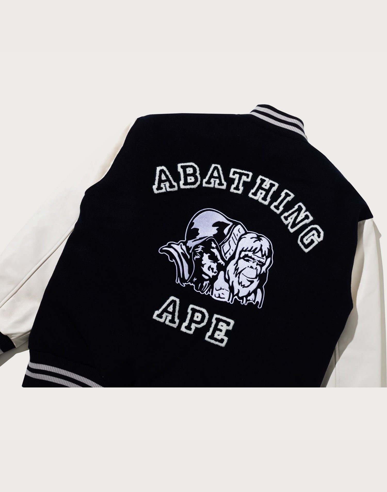 BY KAZUKI KURAISHI MULTI LOGO VARSITY DOWN JACKET MENS