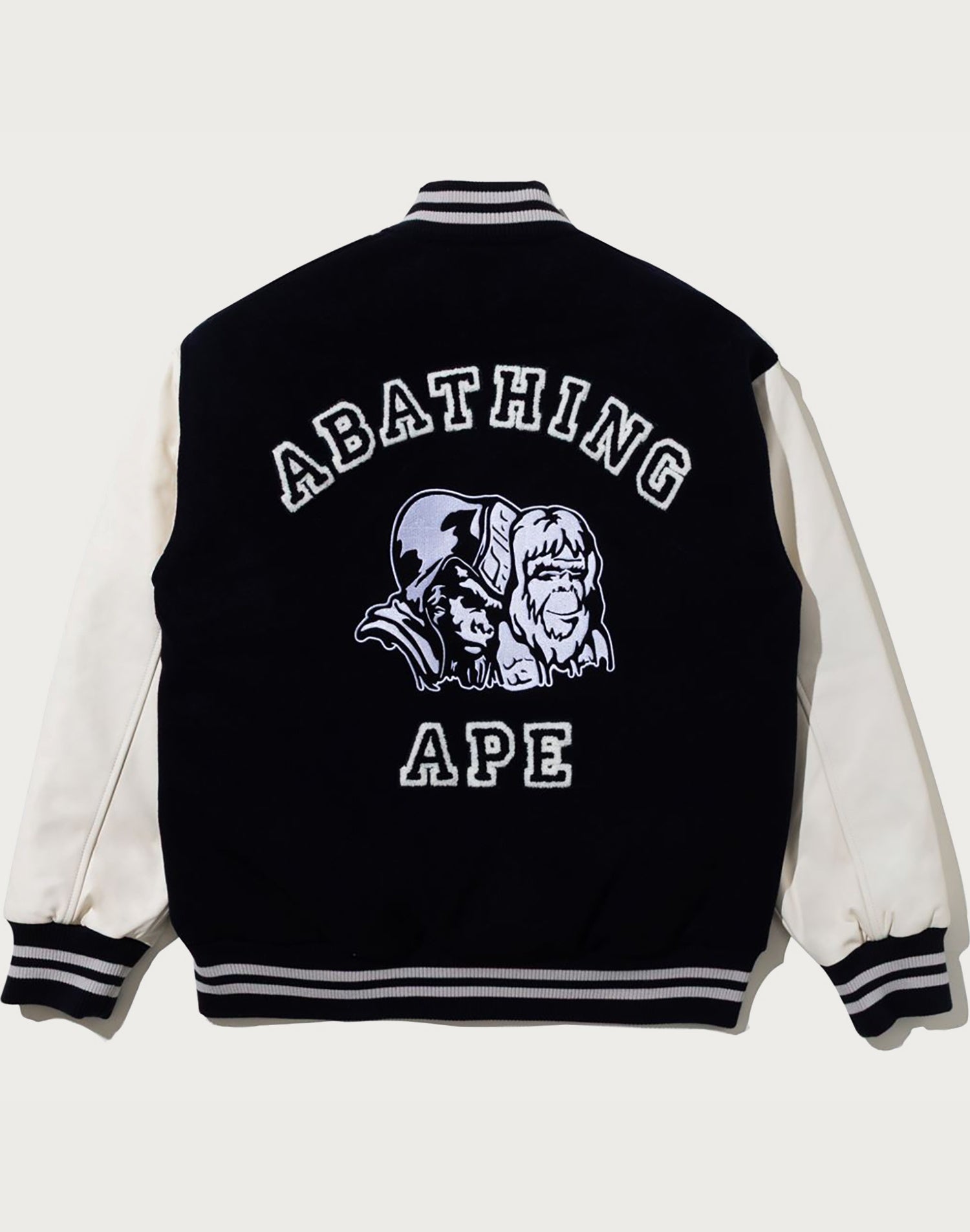 BY KAZUKI KURAISHI MULTI LOGO VARSITY DOWN JACKET MENS