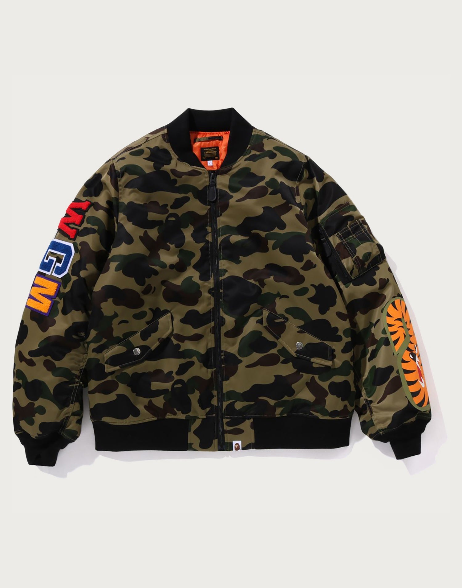 1ST CAMO SHARK MA-1 JACKET MENS