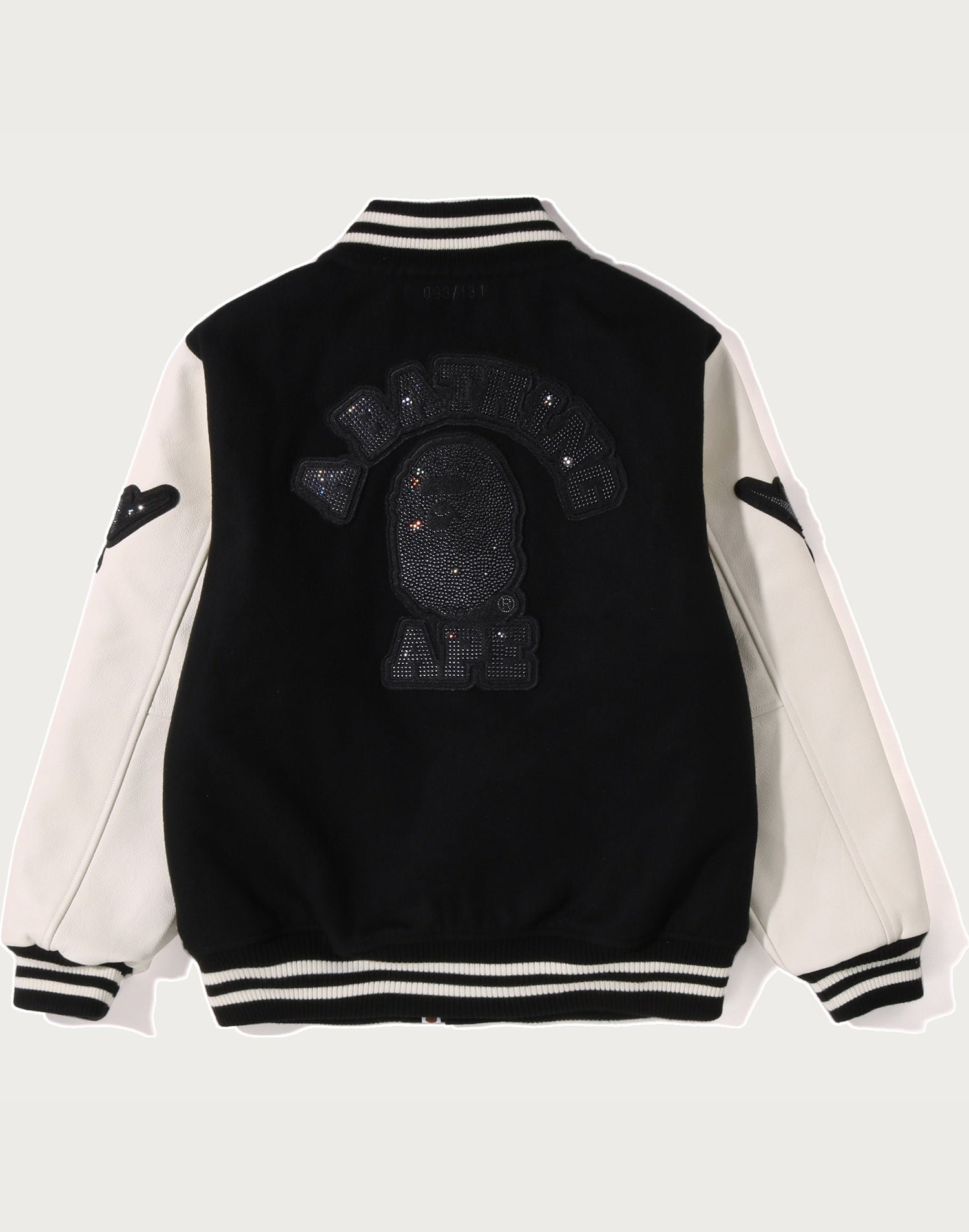 SWAROVSKI - DETACHABLE HOODIE VARSITY JACKET MENS