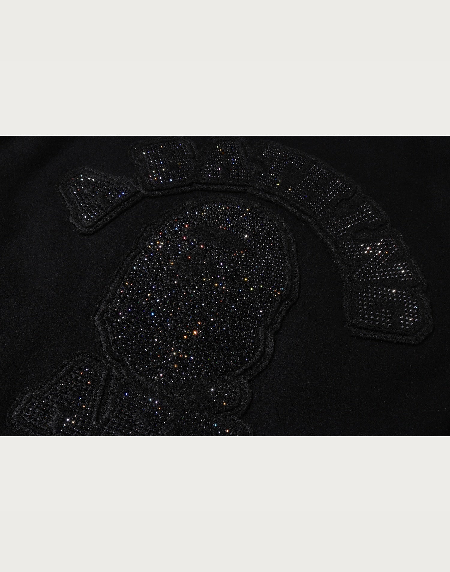 SWAROVSKI - DETACHABLE HOODIE VARSITY JACKET MENS