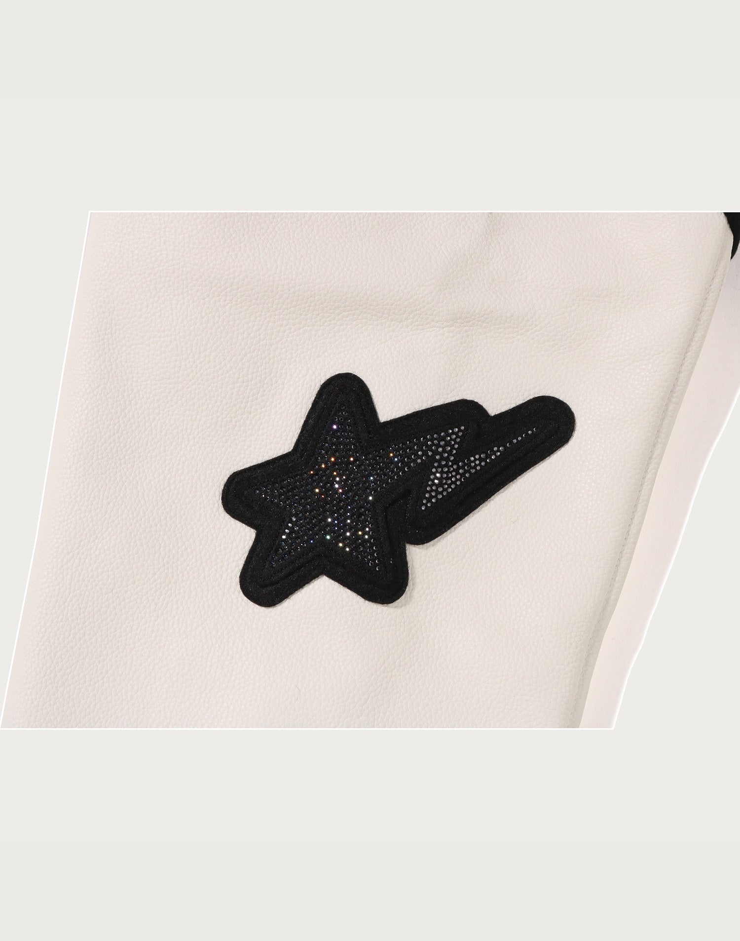 SWAROVSKI - DETACHABLE HOODIE VARSITY JACKET MENS