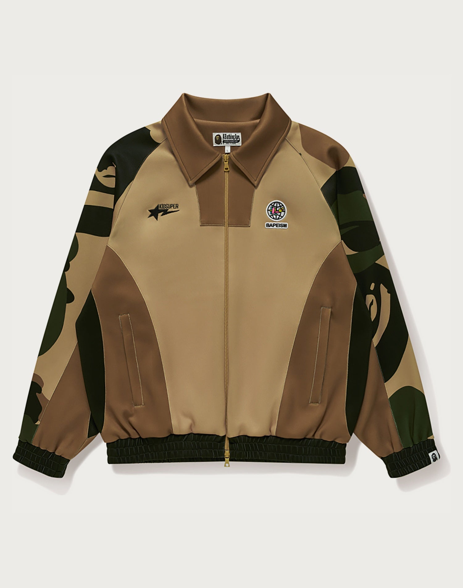 KIDSUPER PATCHWORK TRACK JACKET MENS