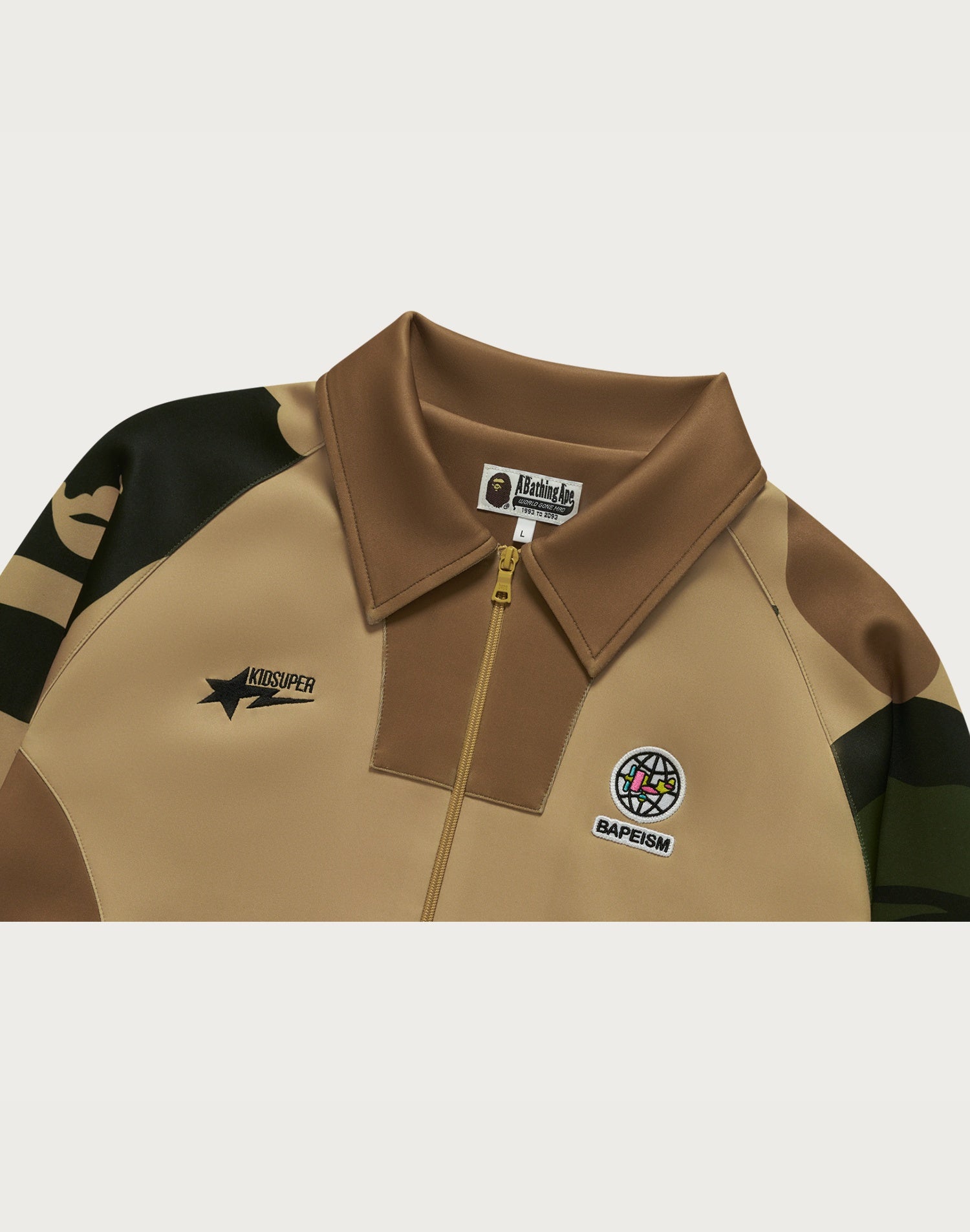 KIDSUPER PATCHWORK TRACK JACKET MENS