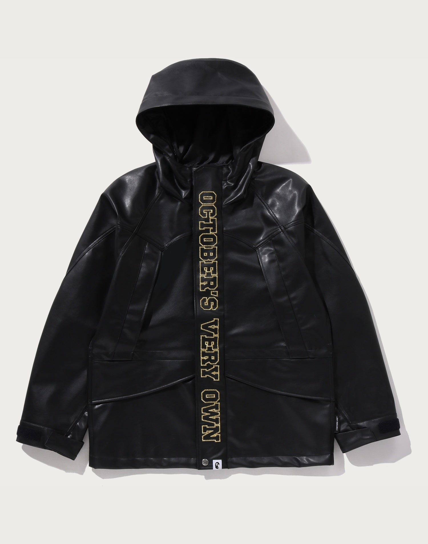 OVO SYNTHETIC WASHABLE LEATHER SNOWBOARD JACKET MENS