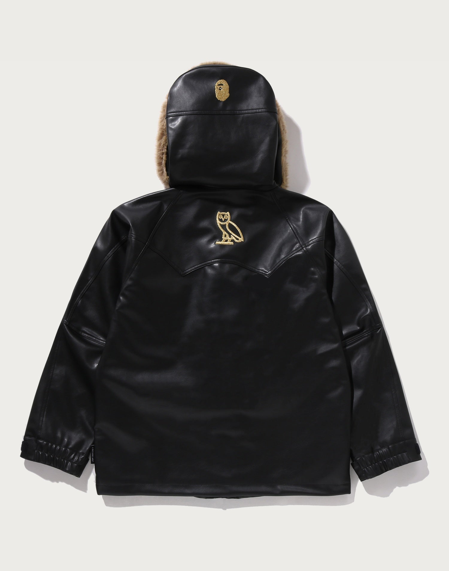 OVO SYNTHETIC WASHABLE LEATHER SNOWBOARD JACKET MENS