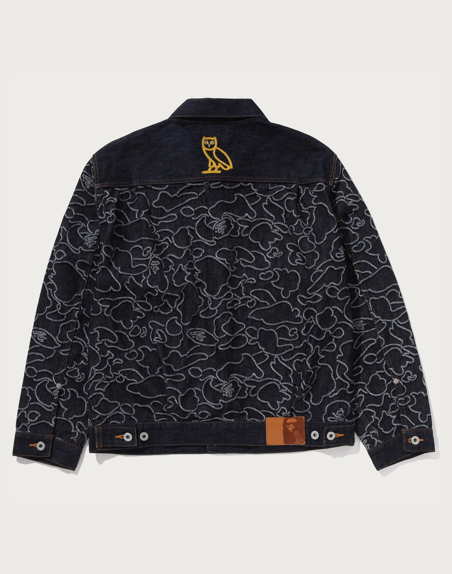 OVO NEON 1ST CAMO JACQUARD DENIM JACKET MENS