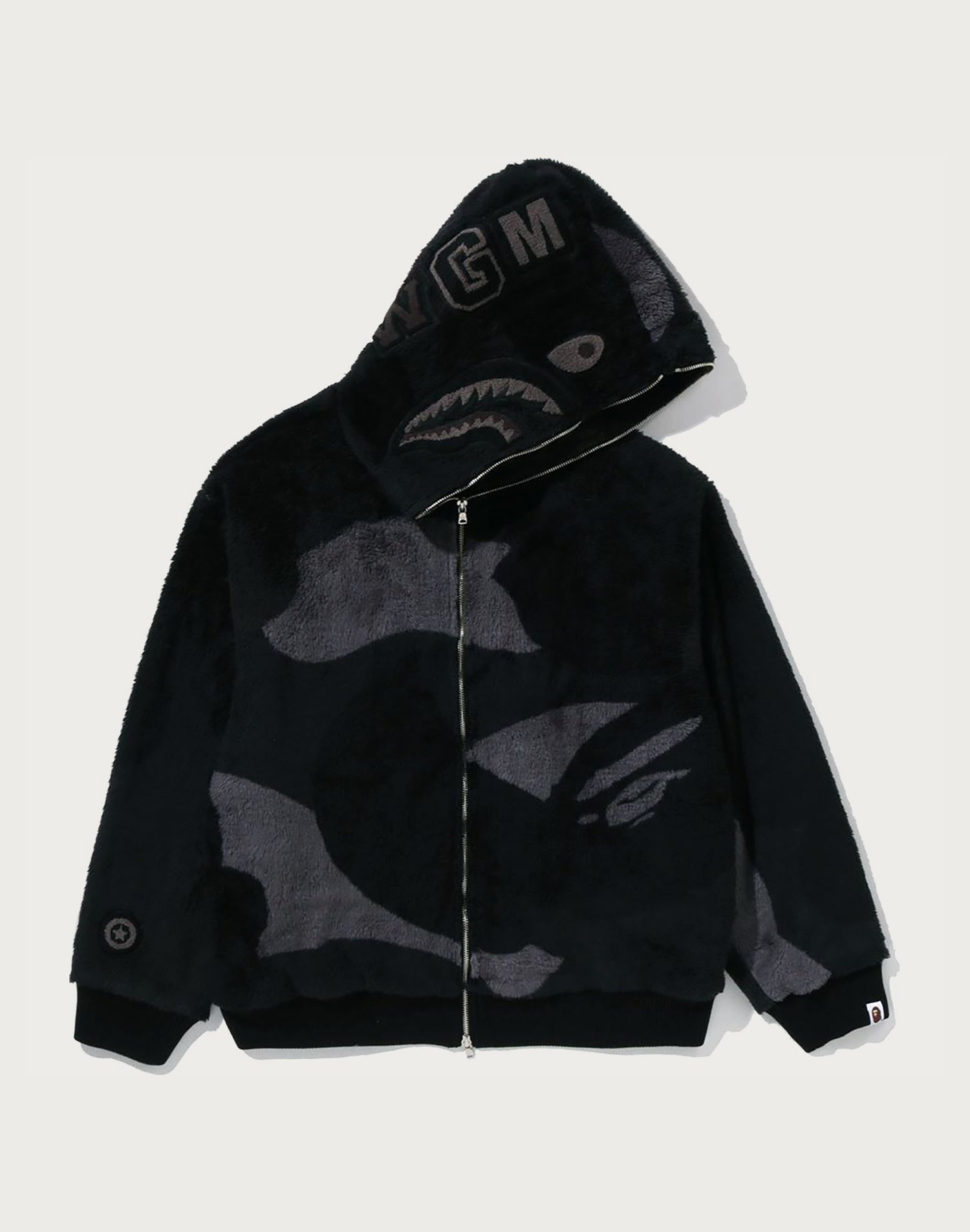 COLOR CAMO SHARK FULL ZIP SHERPA JACKET MENS