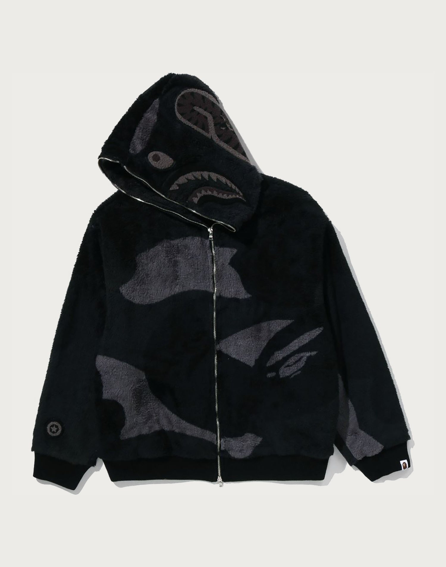 COLOR CAMO SHARK FULL ZIP SHERPA JACKET MENS