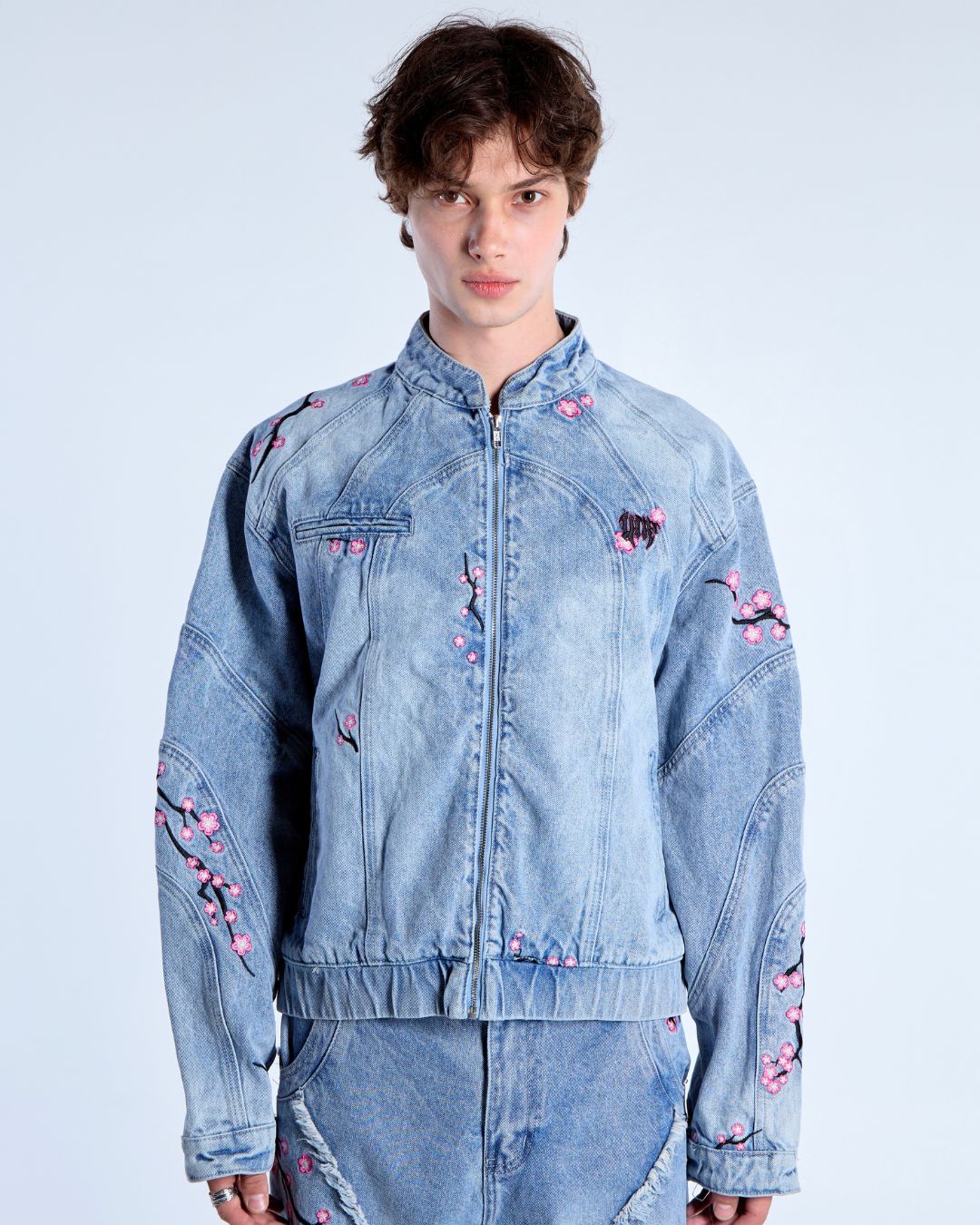 Sakura Blue Denim Jacket