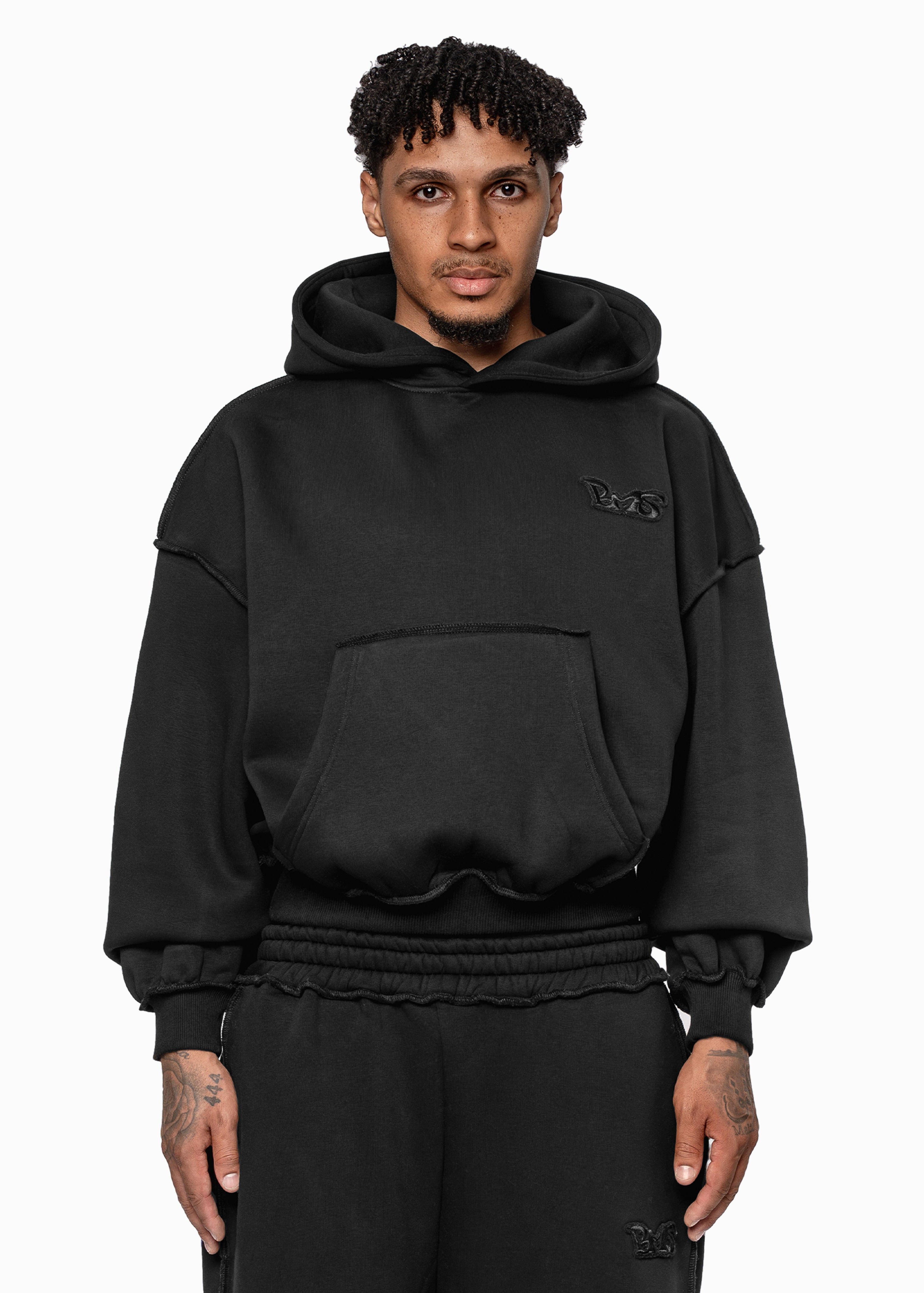 PATCH BLACK HOODIE