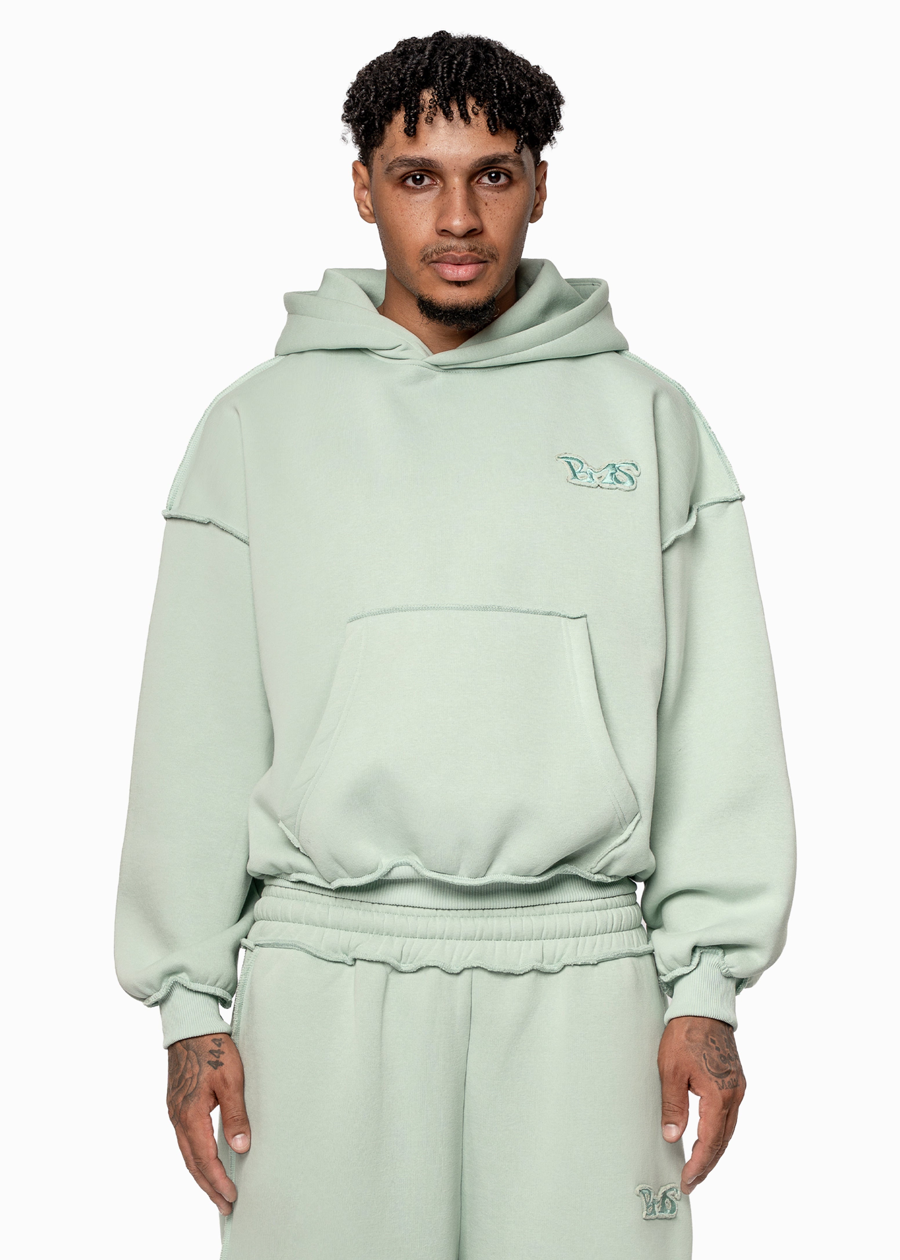 PATCH MINT HOODIE