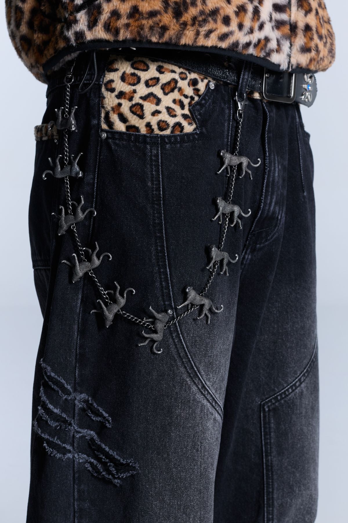 Cheetah Denim Jeans