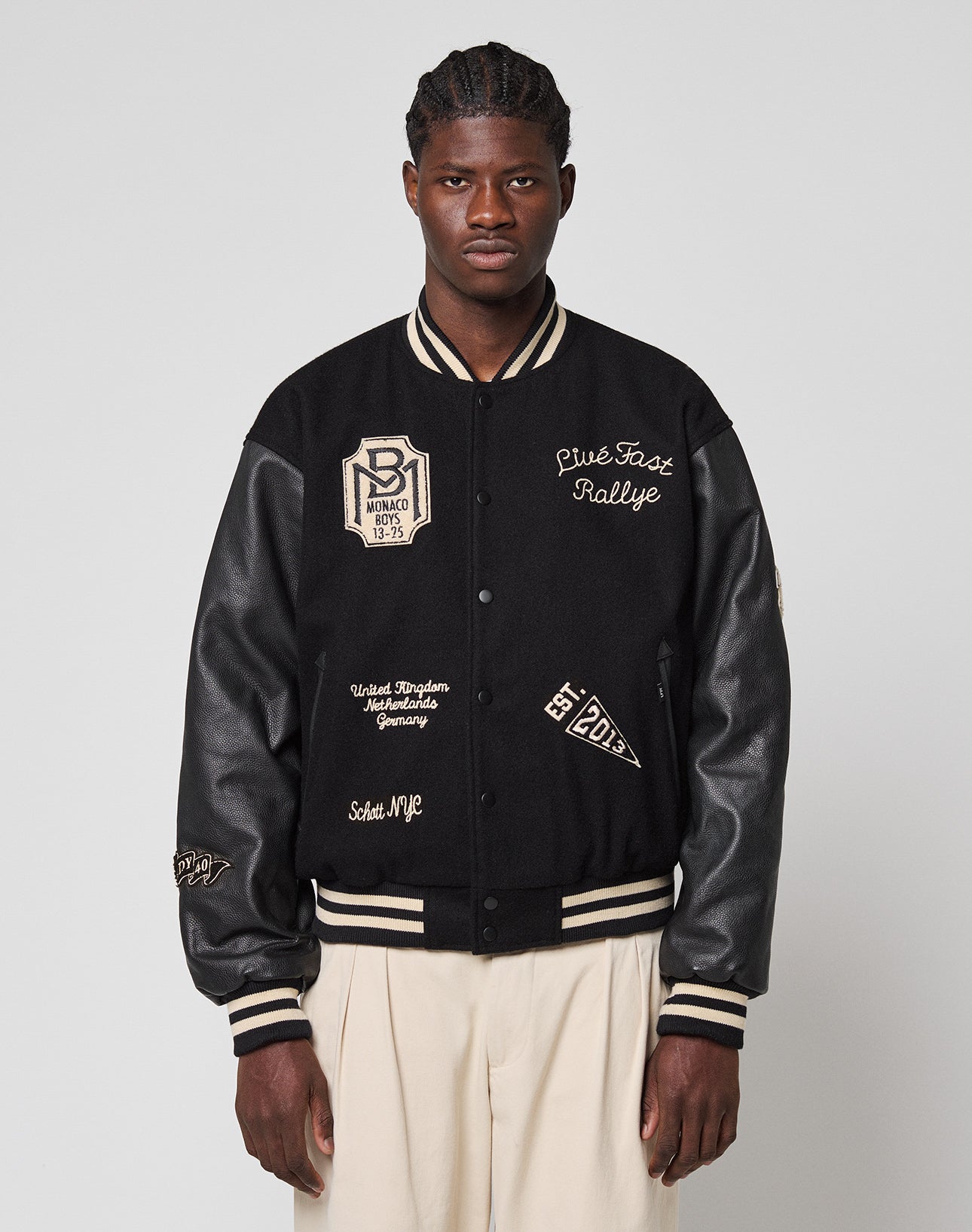 x Schott NYC Varsity Jacket