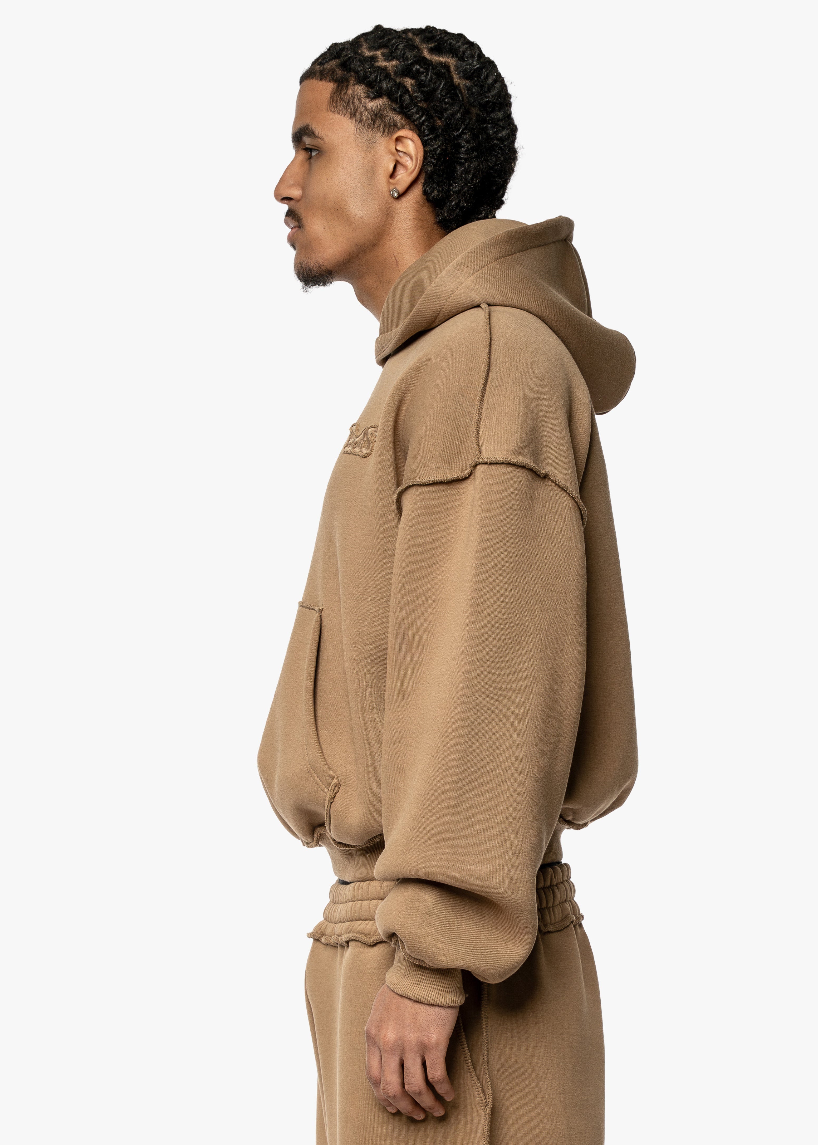 PATCH - DARK BEIGE HOODIE