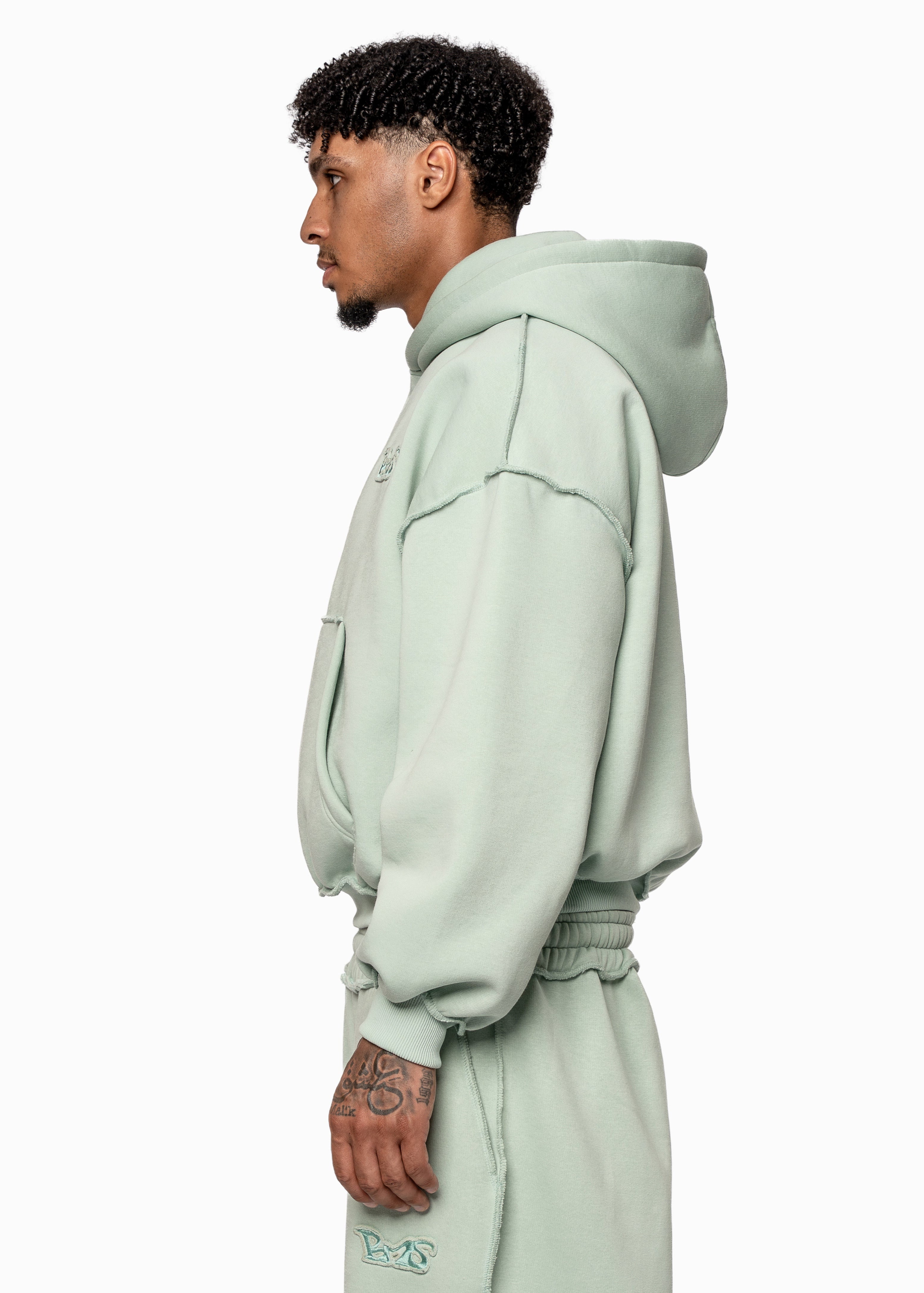 PATCH MINT HOODIE