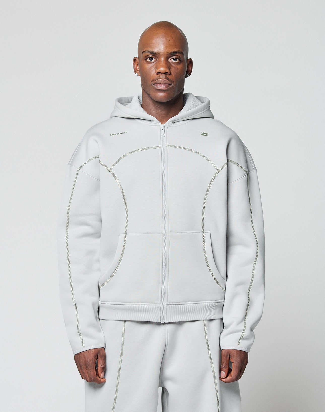 Active Fleece Hooded Zip