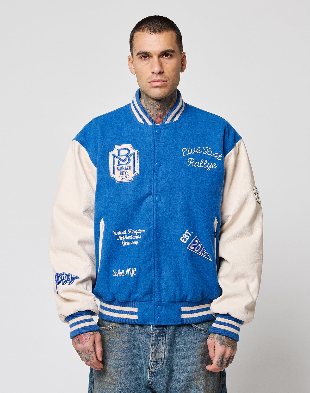 x Schott NYC Varsity Jacket