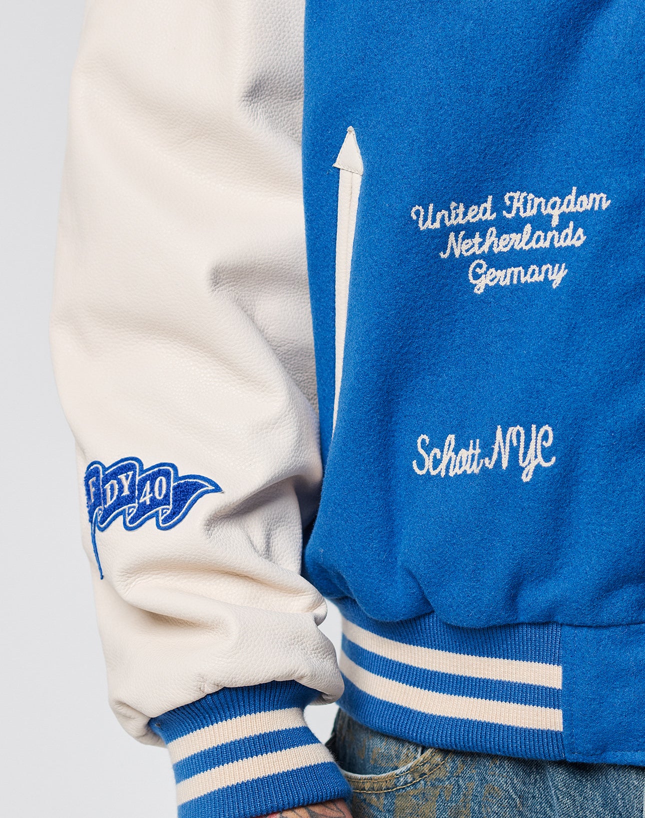 x Schott NYC Varsity Jacket