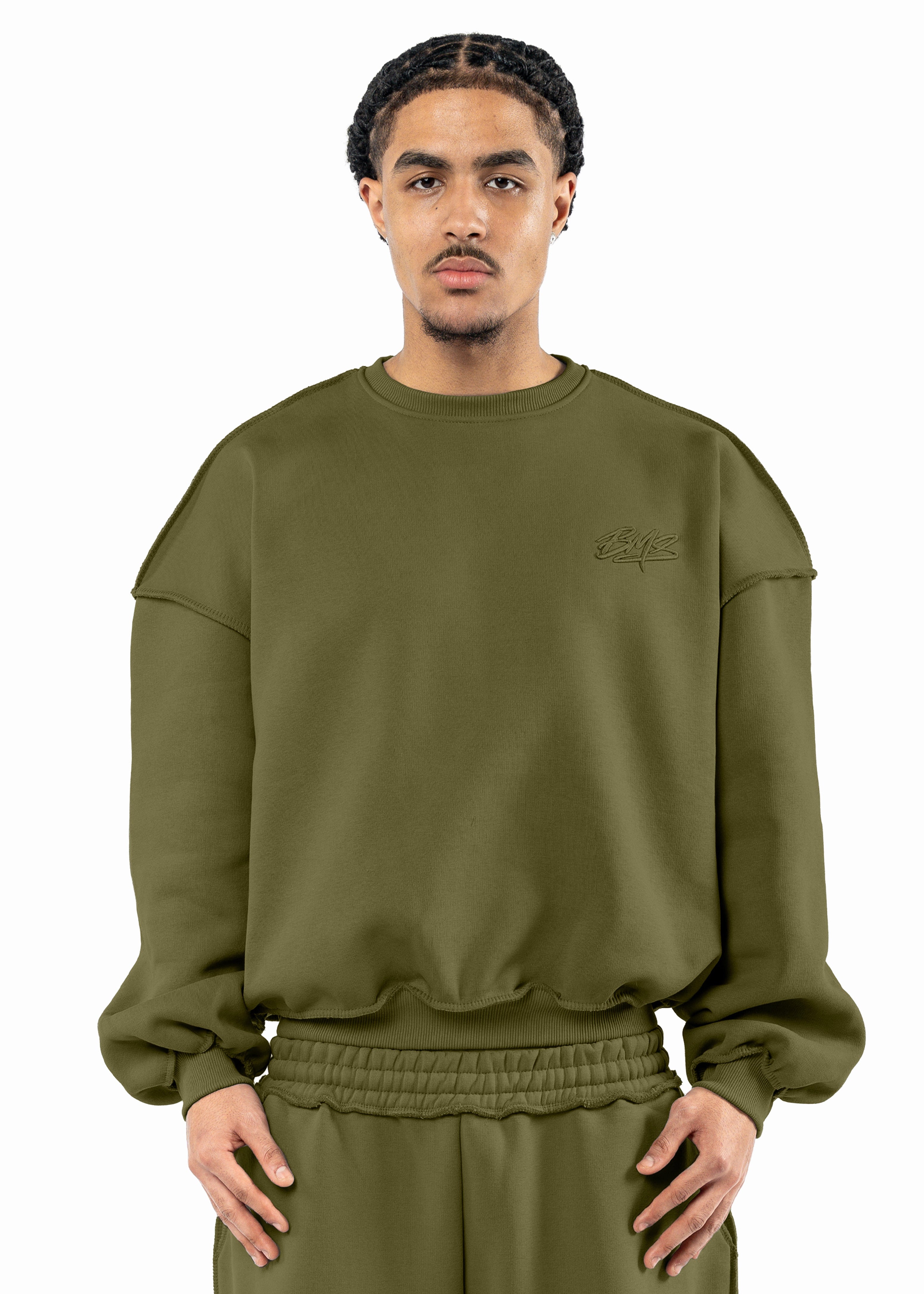 COZY OLIVE SWEATER