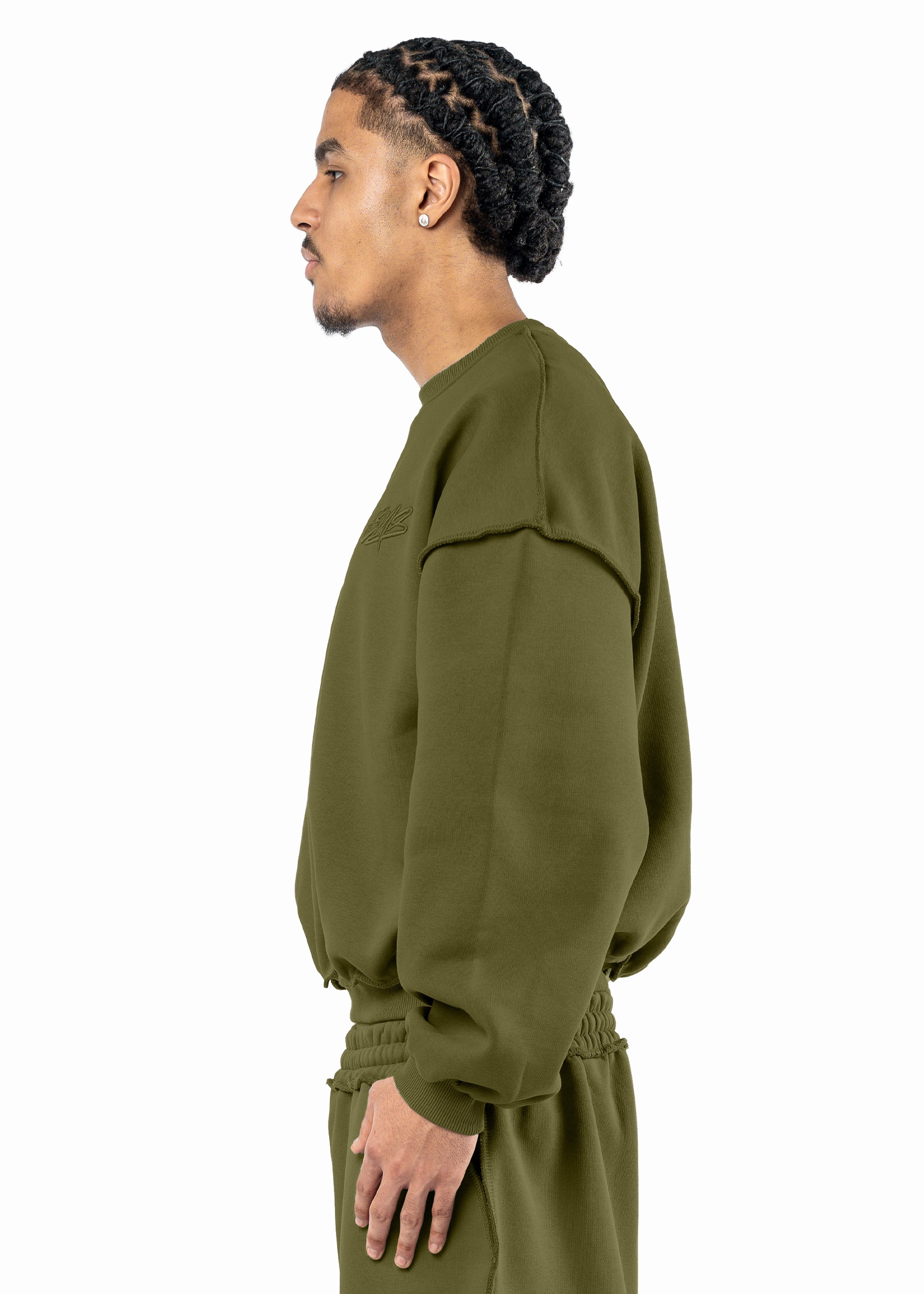 COZY OLIVE SWEATER