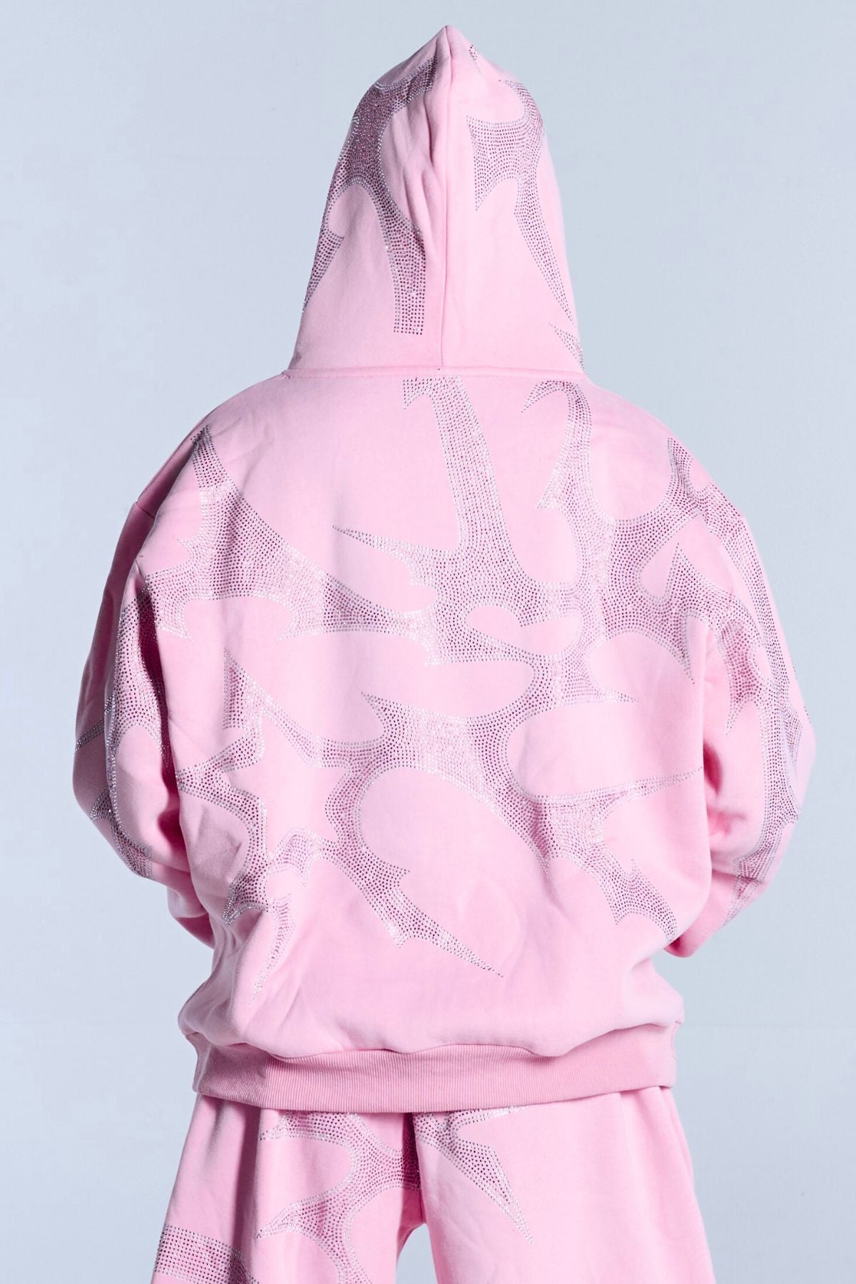 THORNS ZIP HOODIE PINK