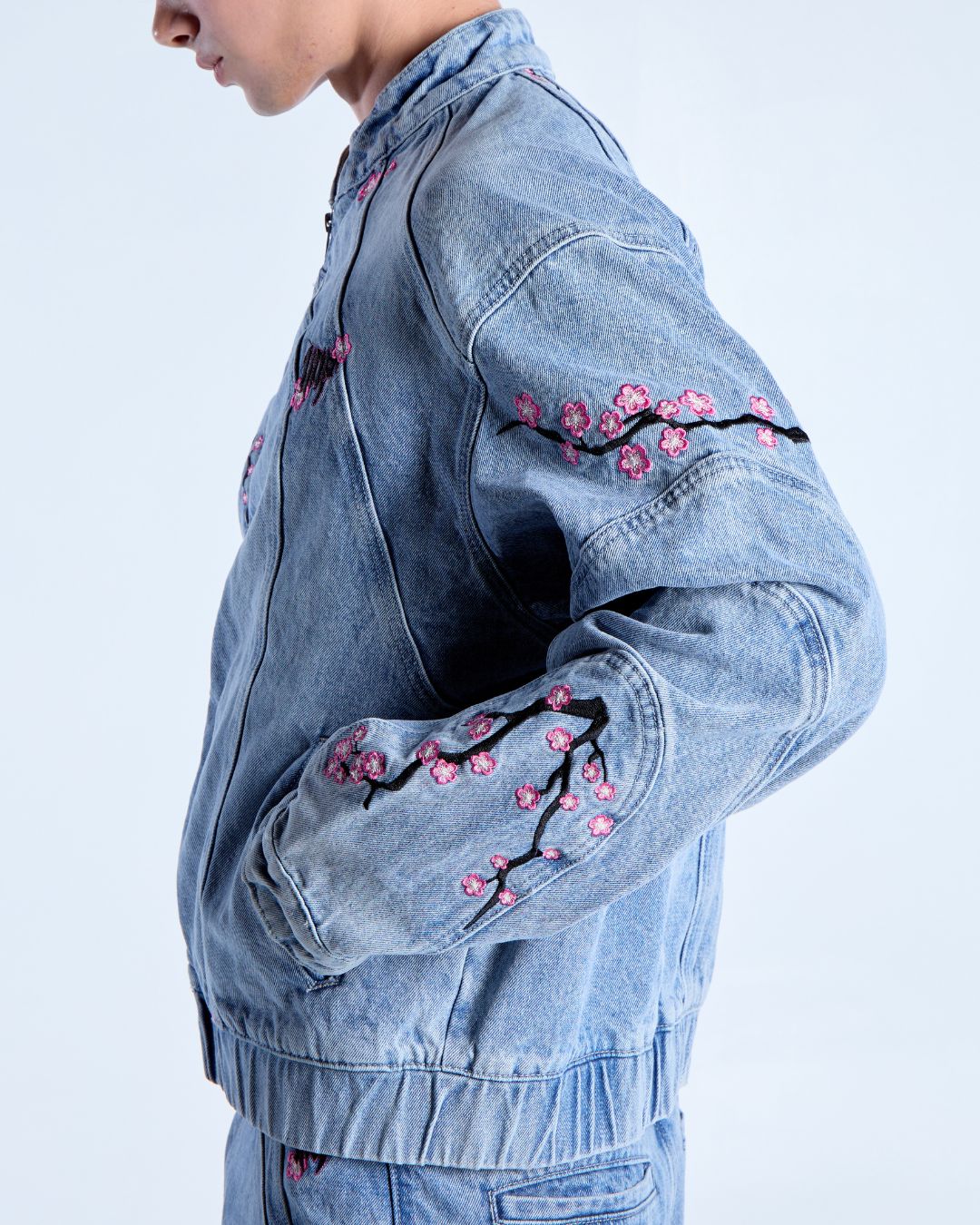 Sakura Blue Denim Jacket