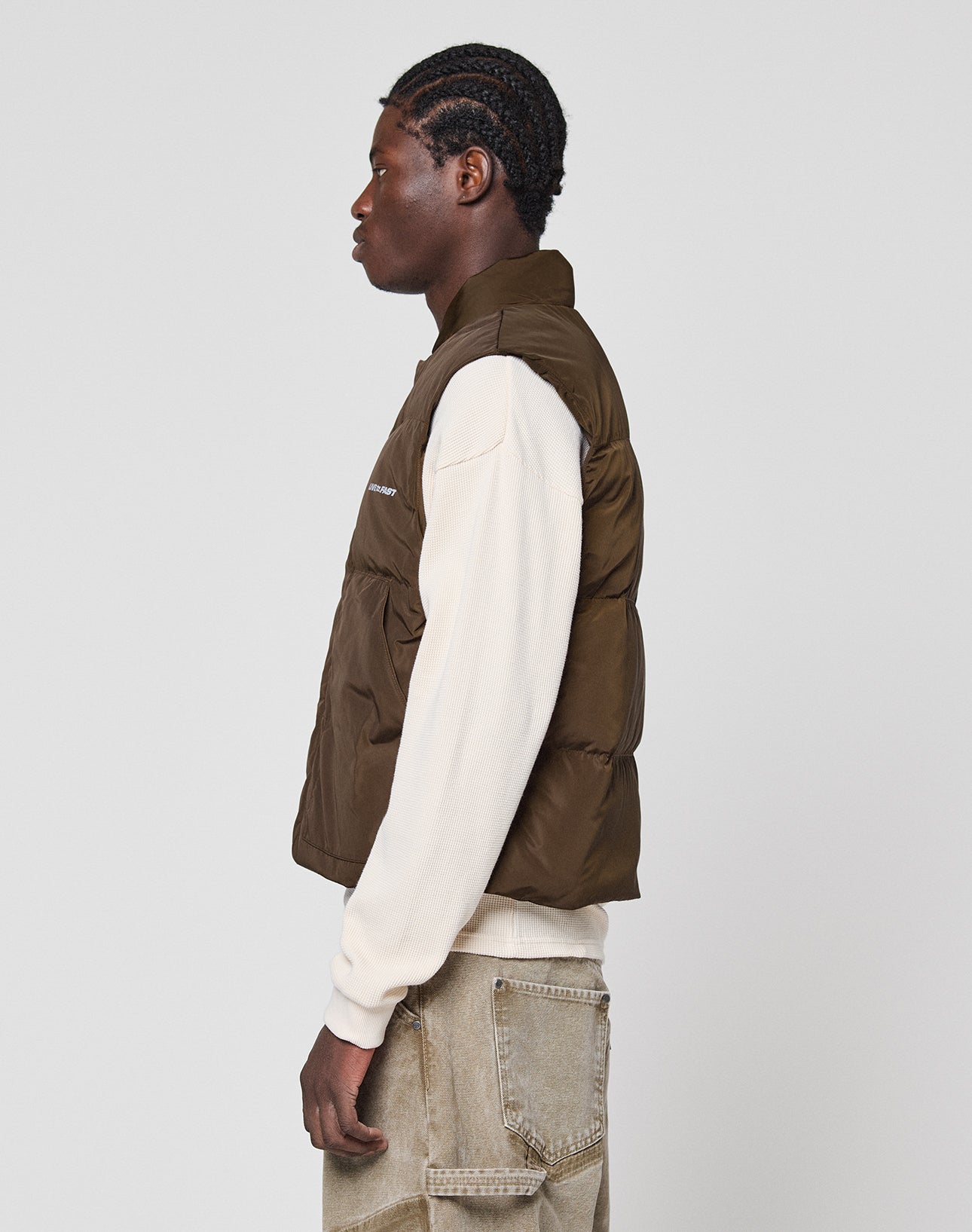 Live Fast Cropped Vest
