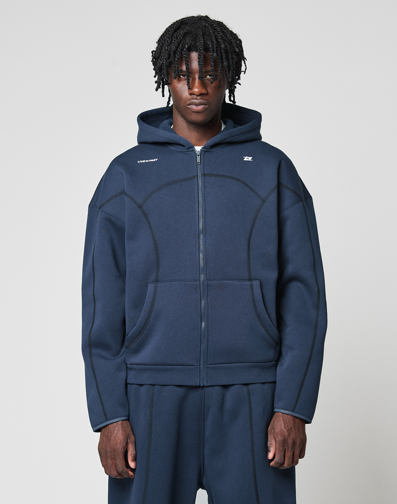 Active Fleece Hooded Zip