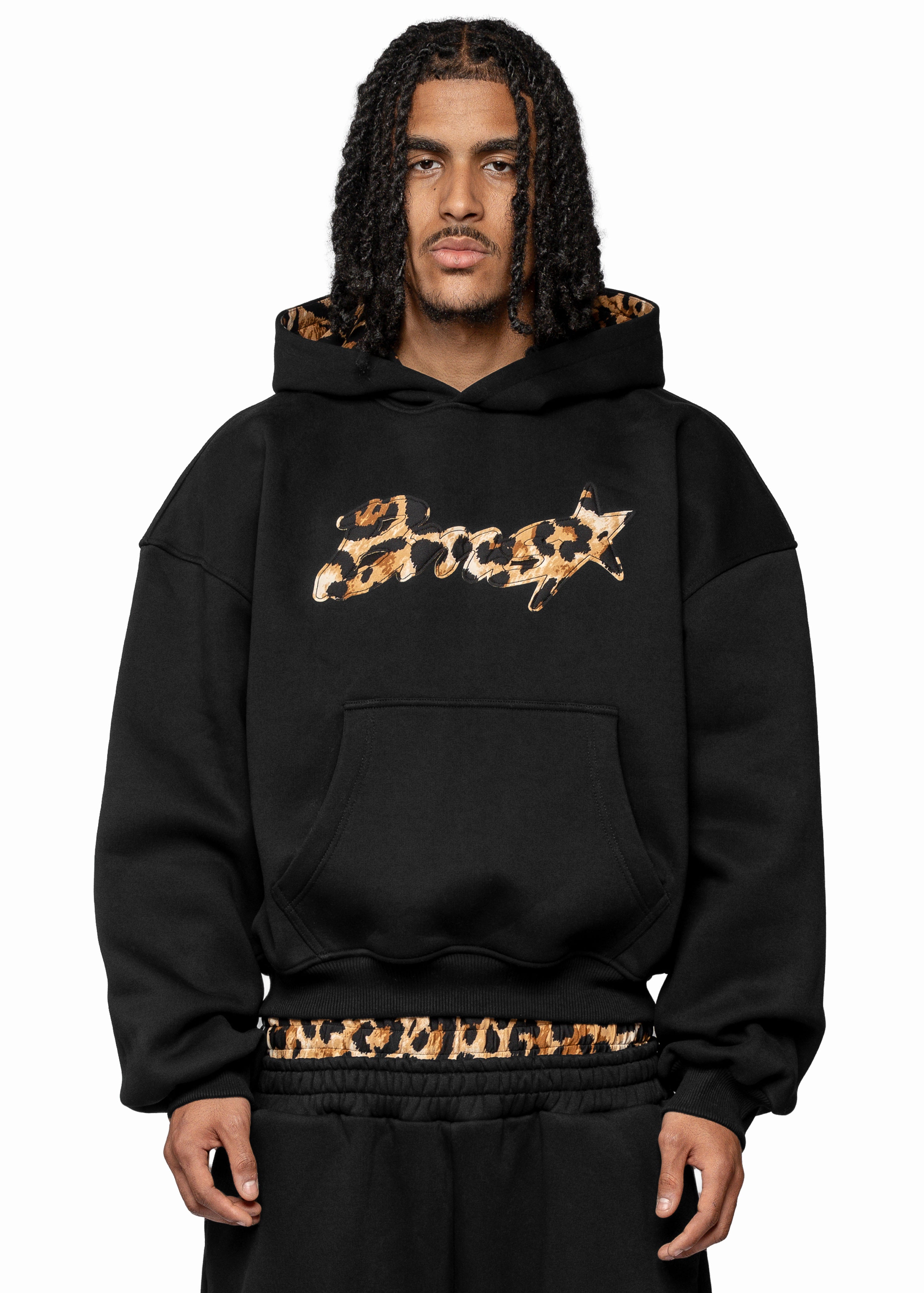 LEO BLACK HOODIE
