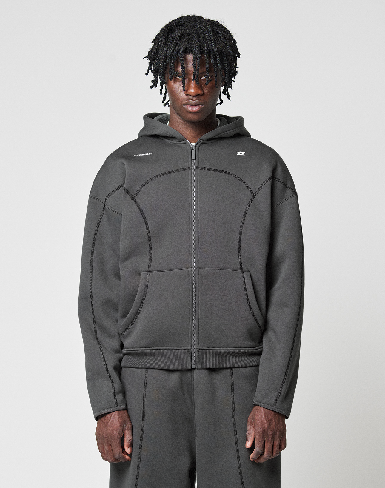 Active Fleece Hooded Zip