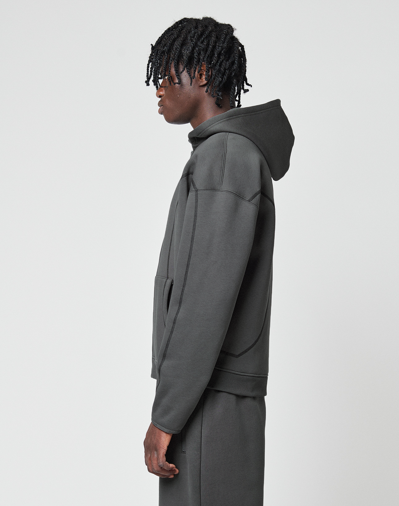 Active Fleece Hooded Zip