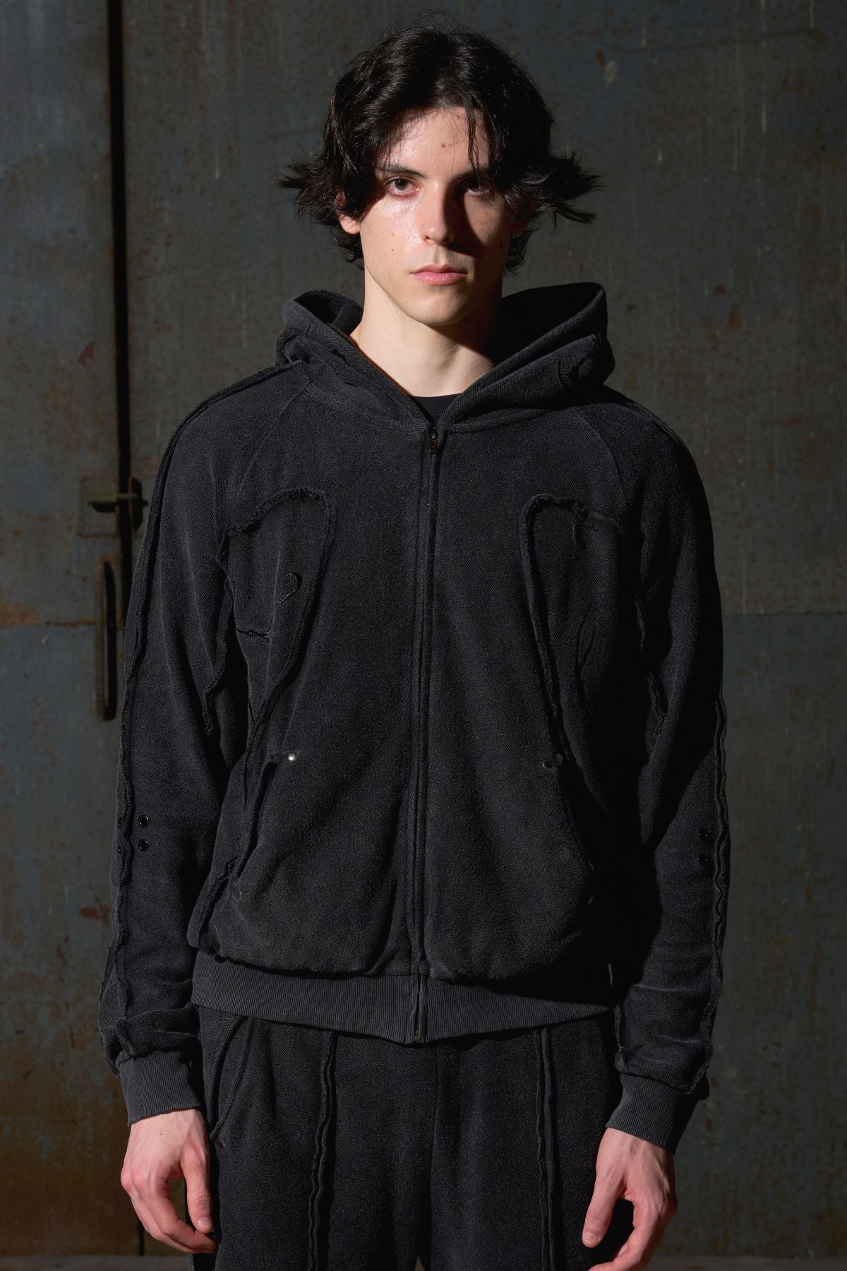 Fractured Zip Hoodie