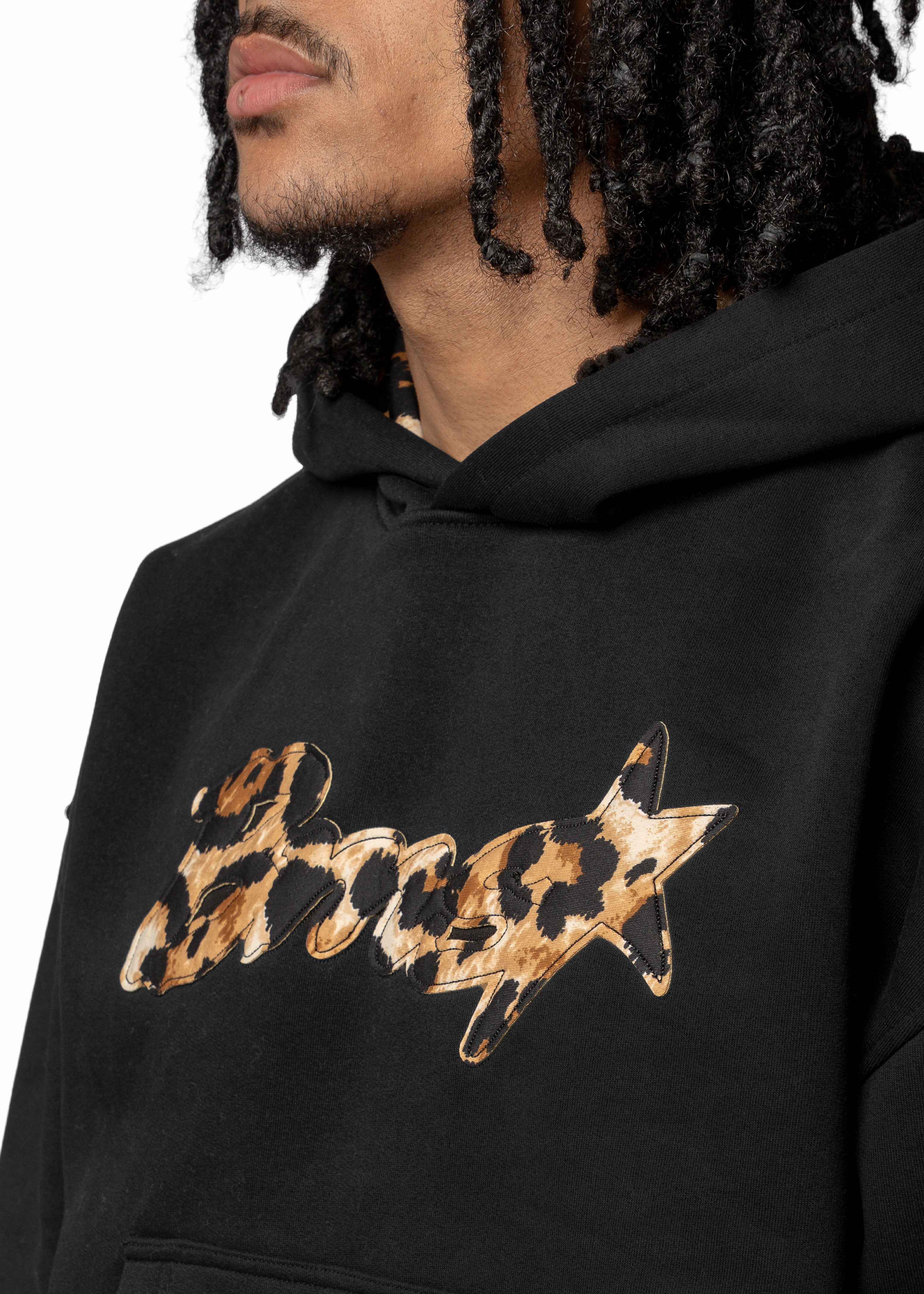 LEO BLACK HOODIE