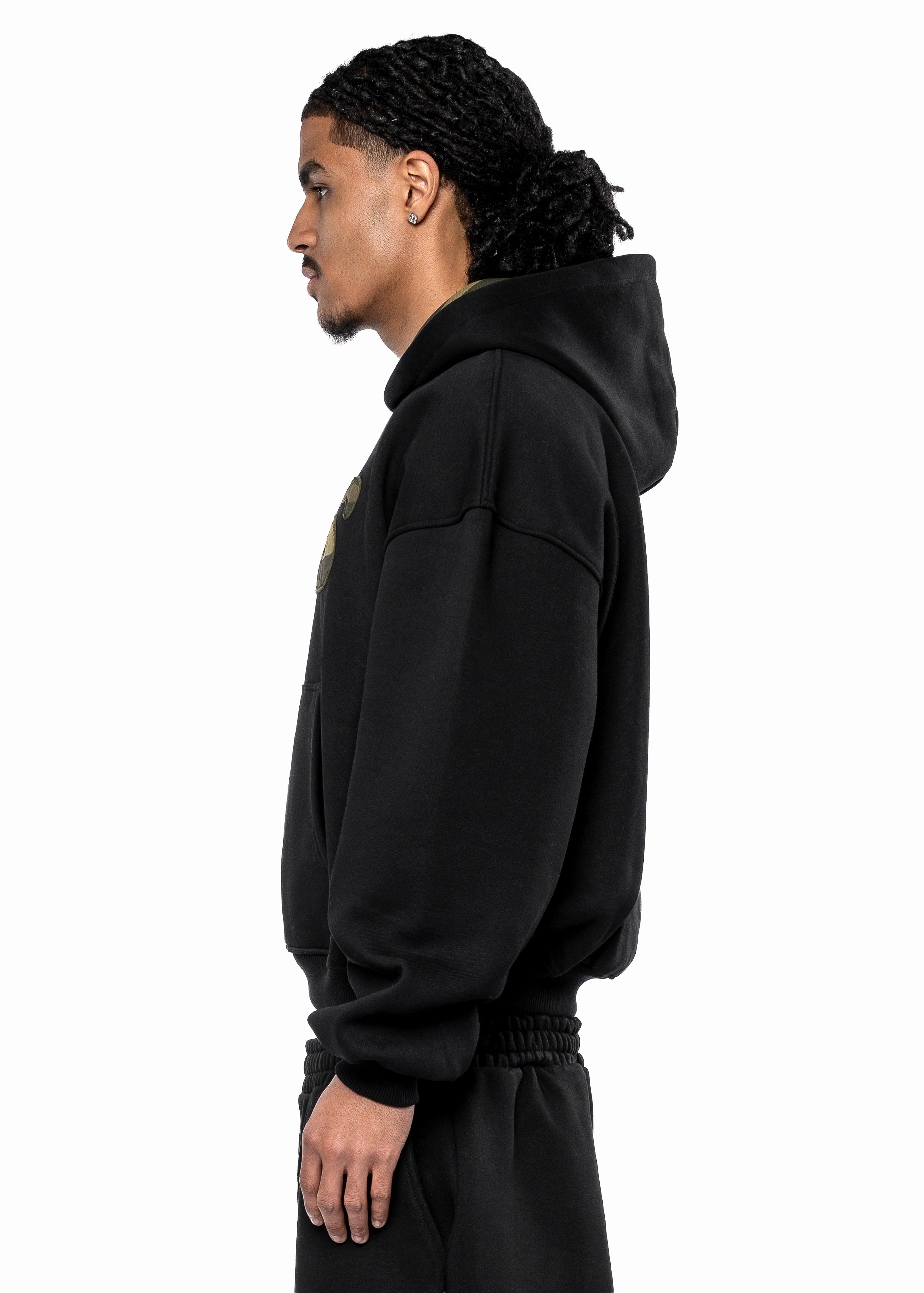 BLACK CAMO HOODIE