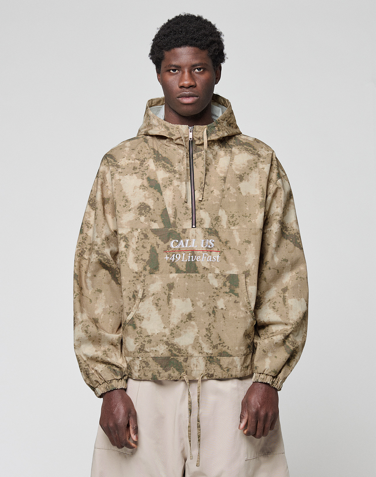 Camo Halfzip Jacket