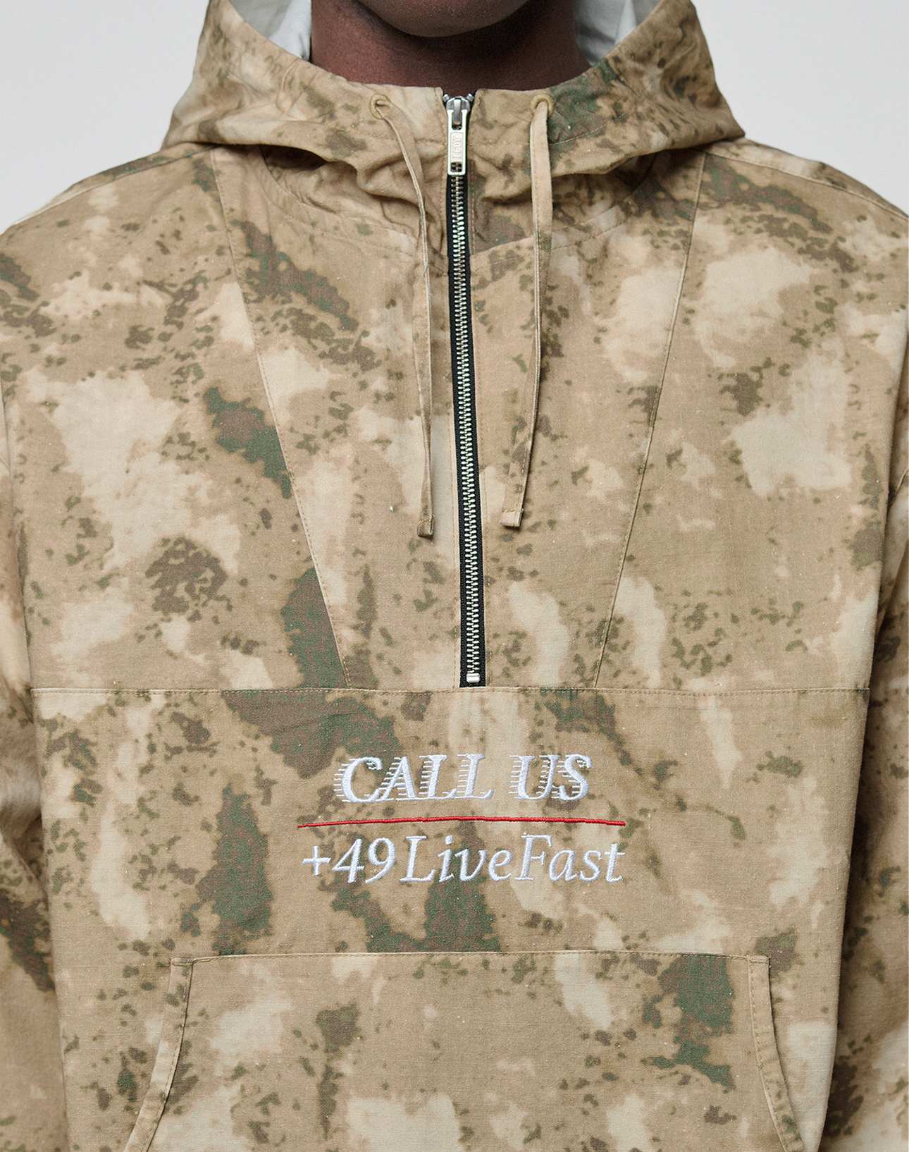 Camo Halfzip Jacket