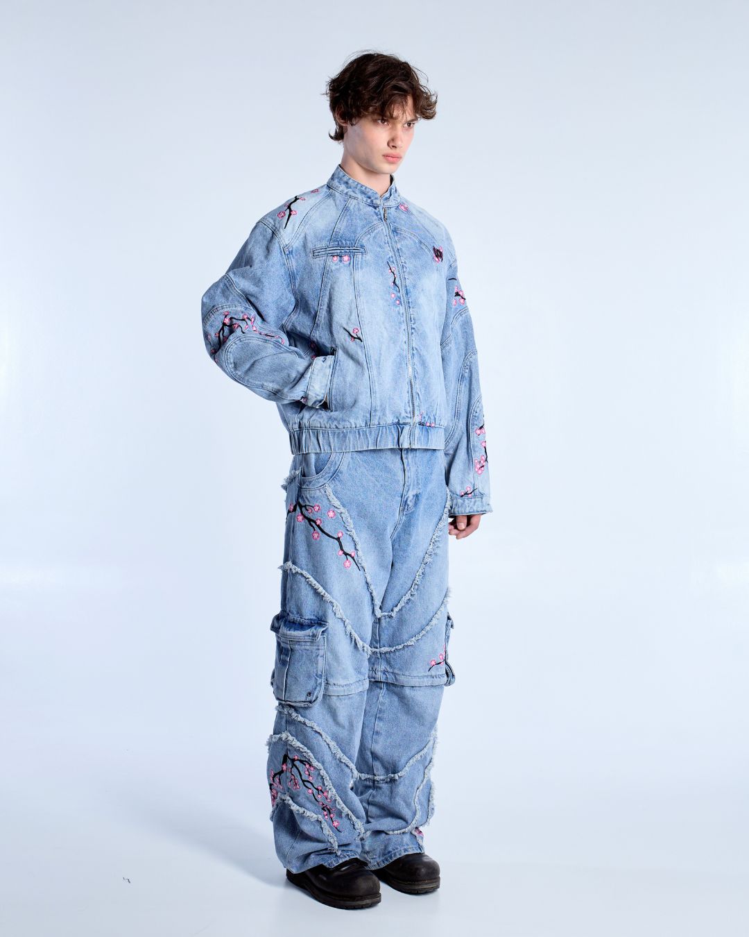 Sakura Blue Denim Jacket