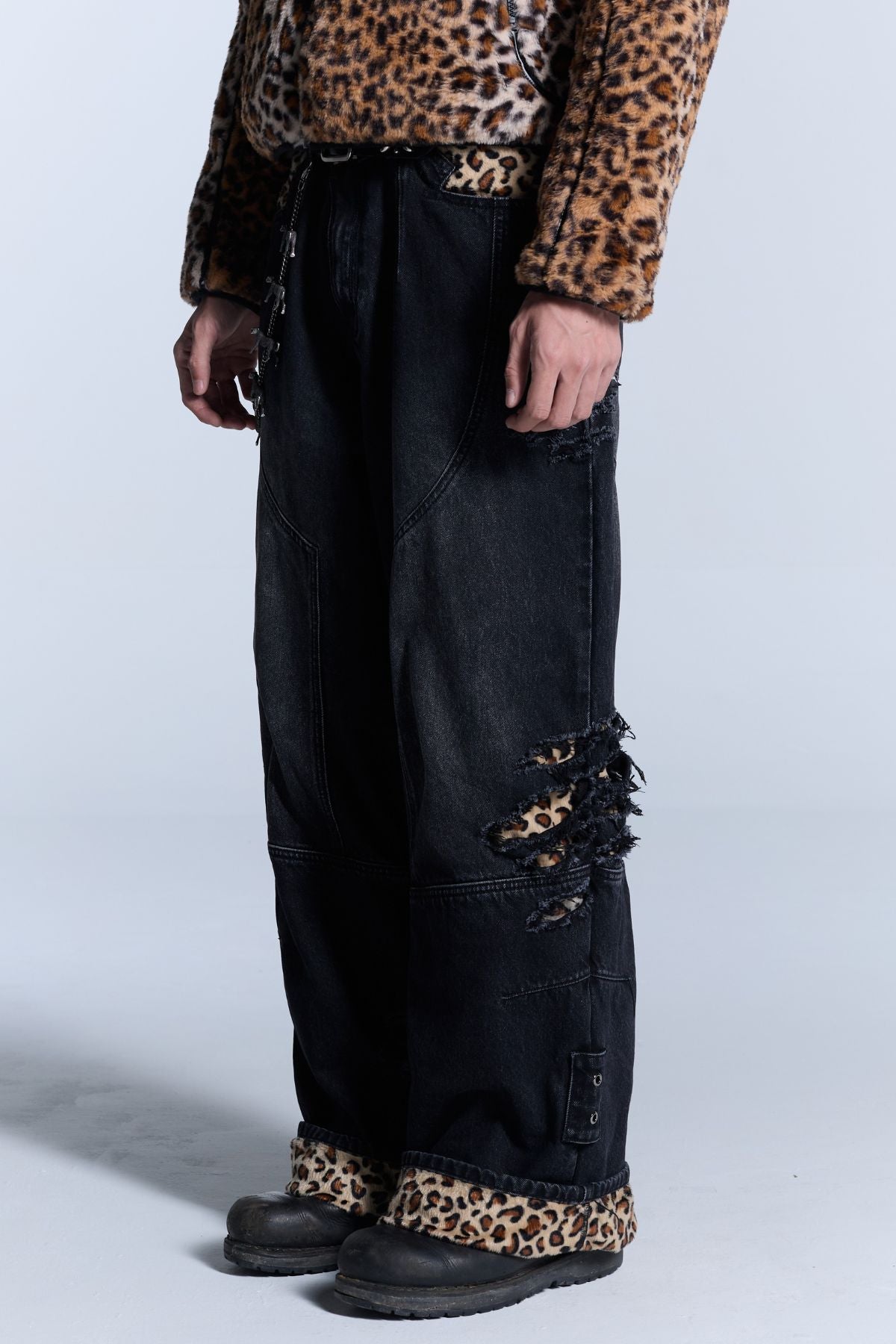 Cheetah Denim Jeans