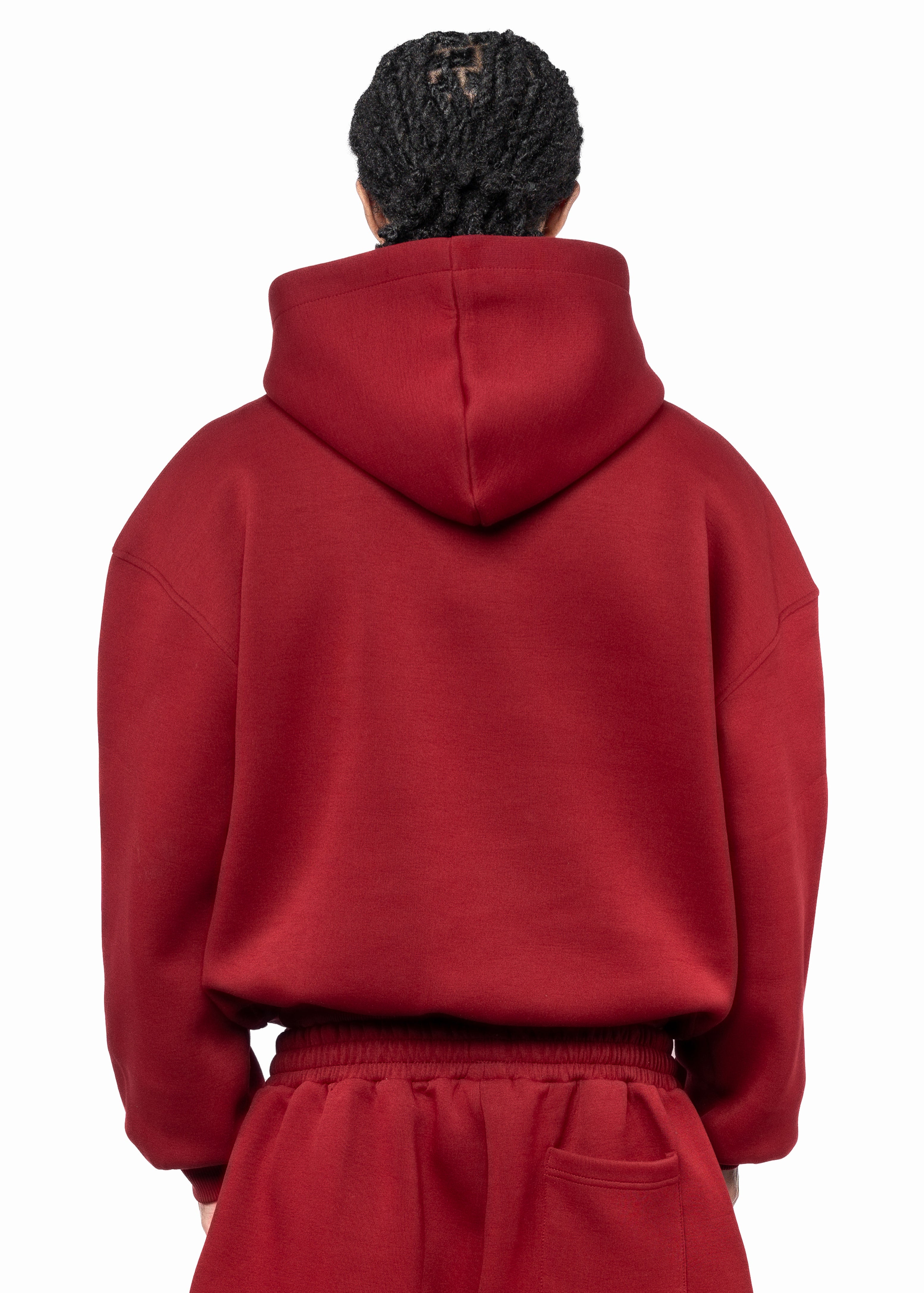 SCUBA HOODIE - BORDEAUX