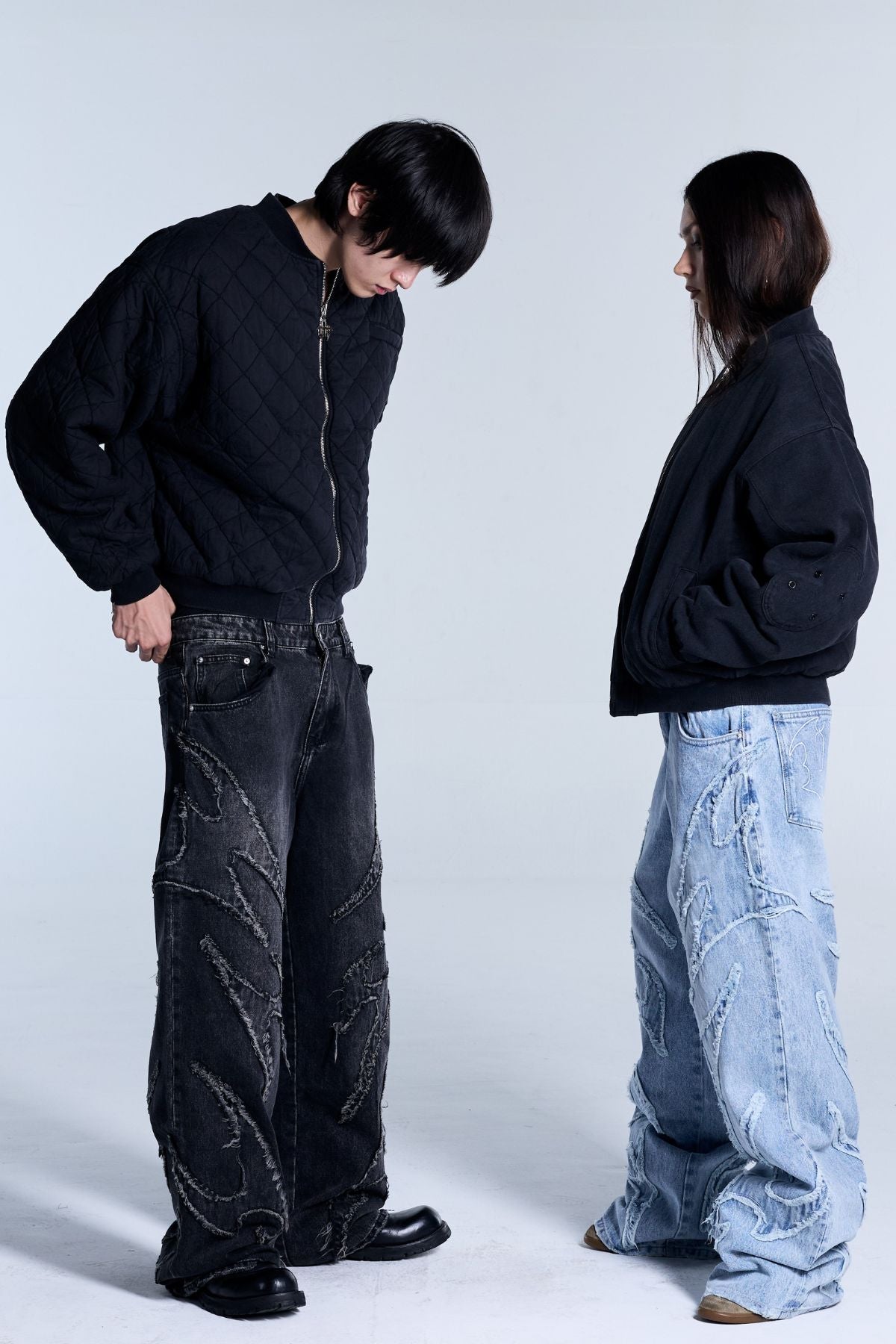 Flamed Blue Denim