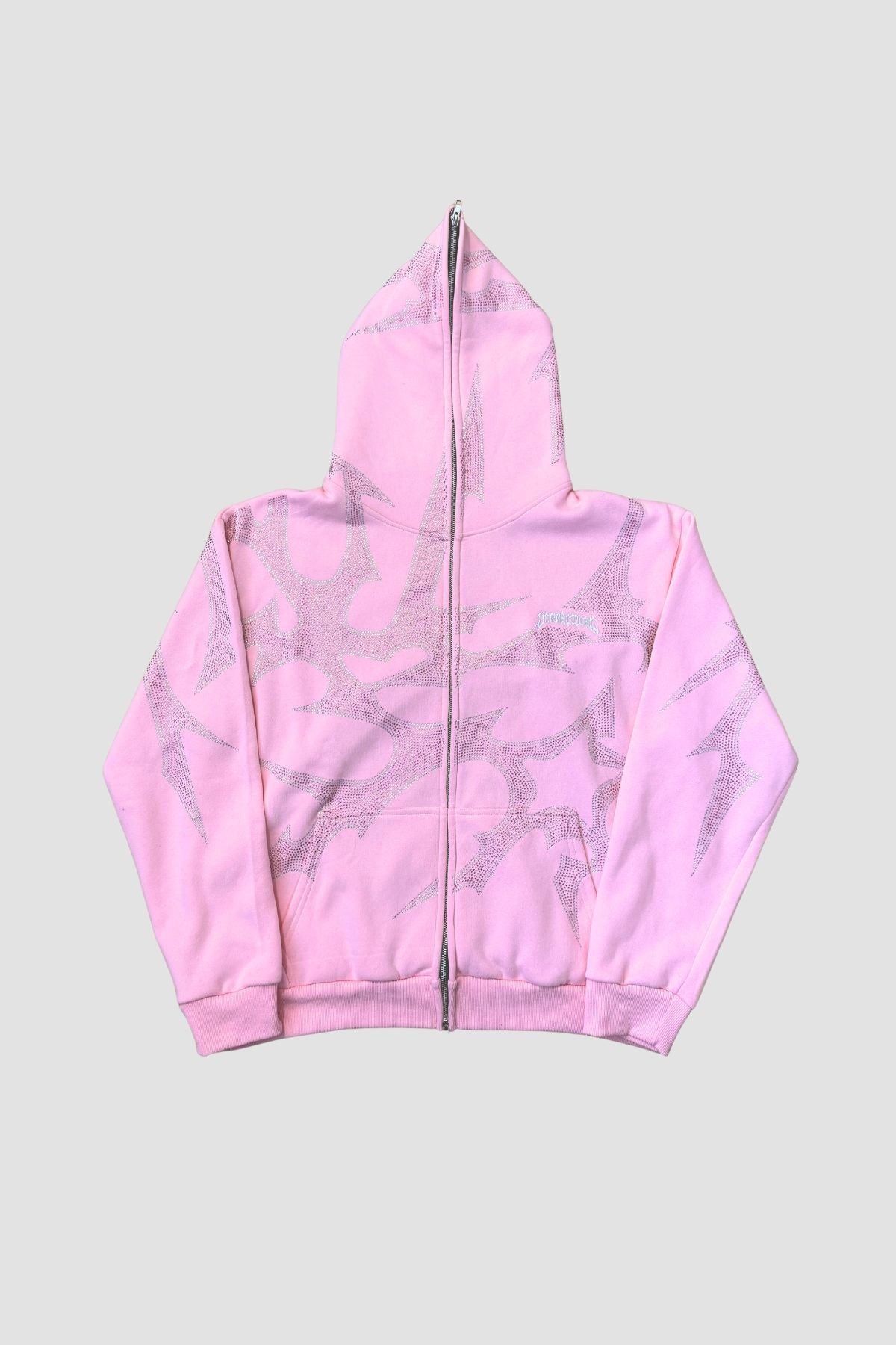 THORNS ZIP HOODIE PINK