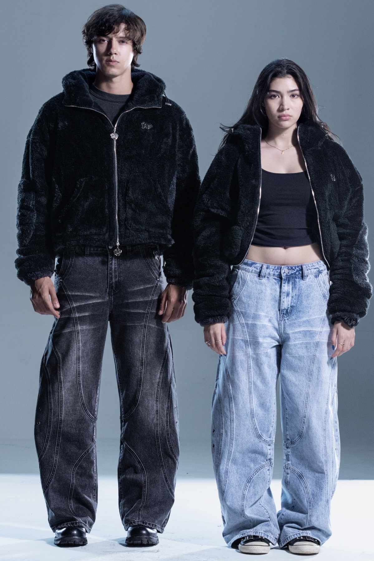 Ascending Black Denim