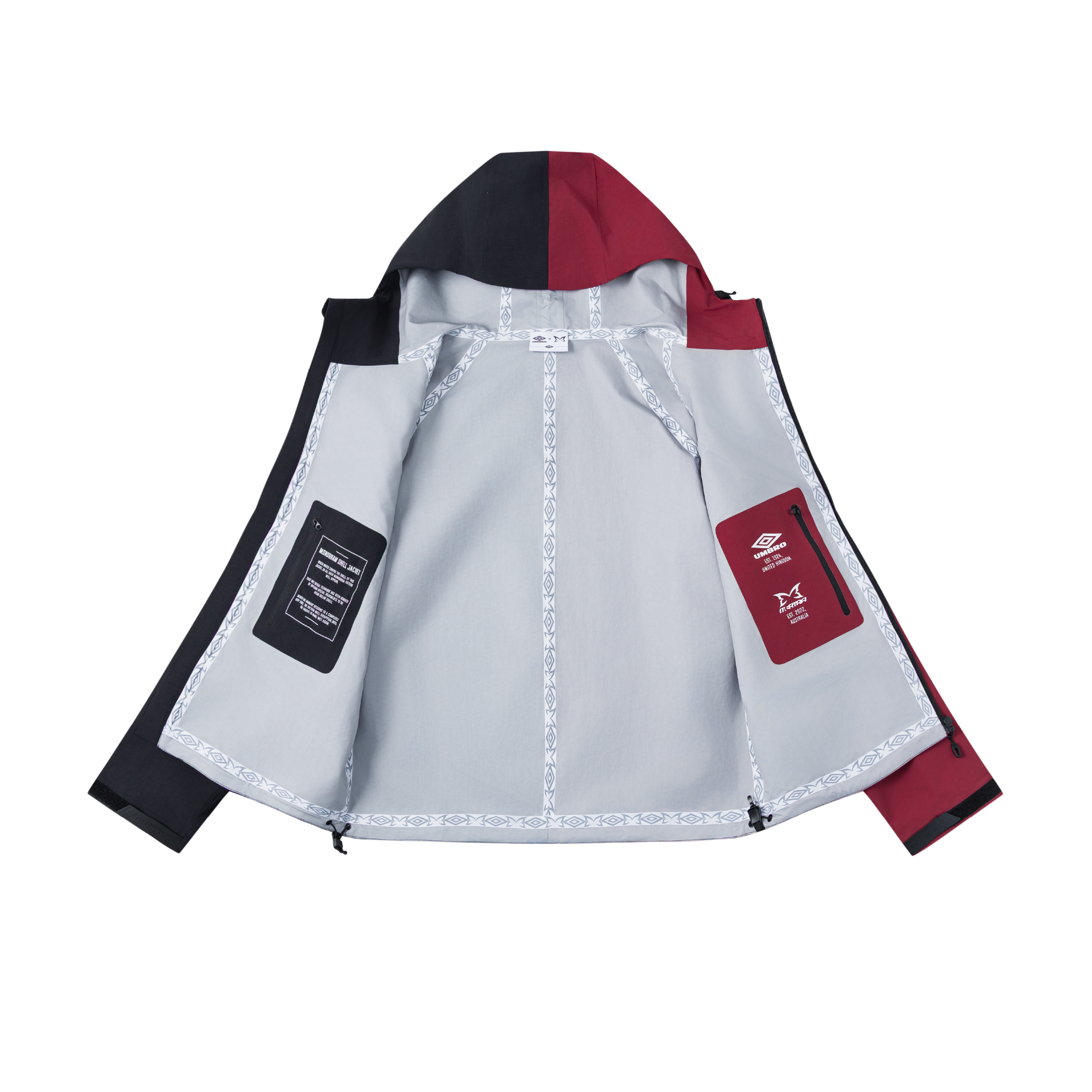 x Umbro Water Reactive Jacket (Red/Black)