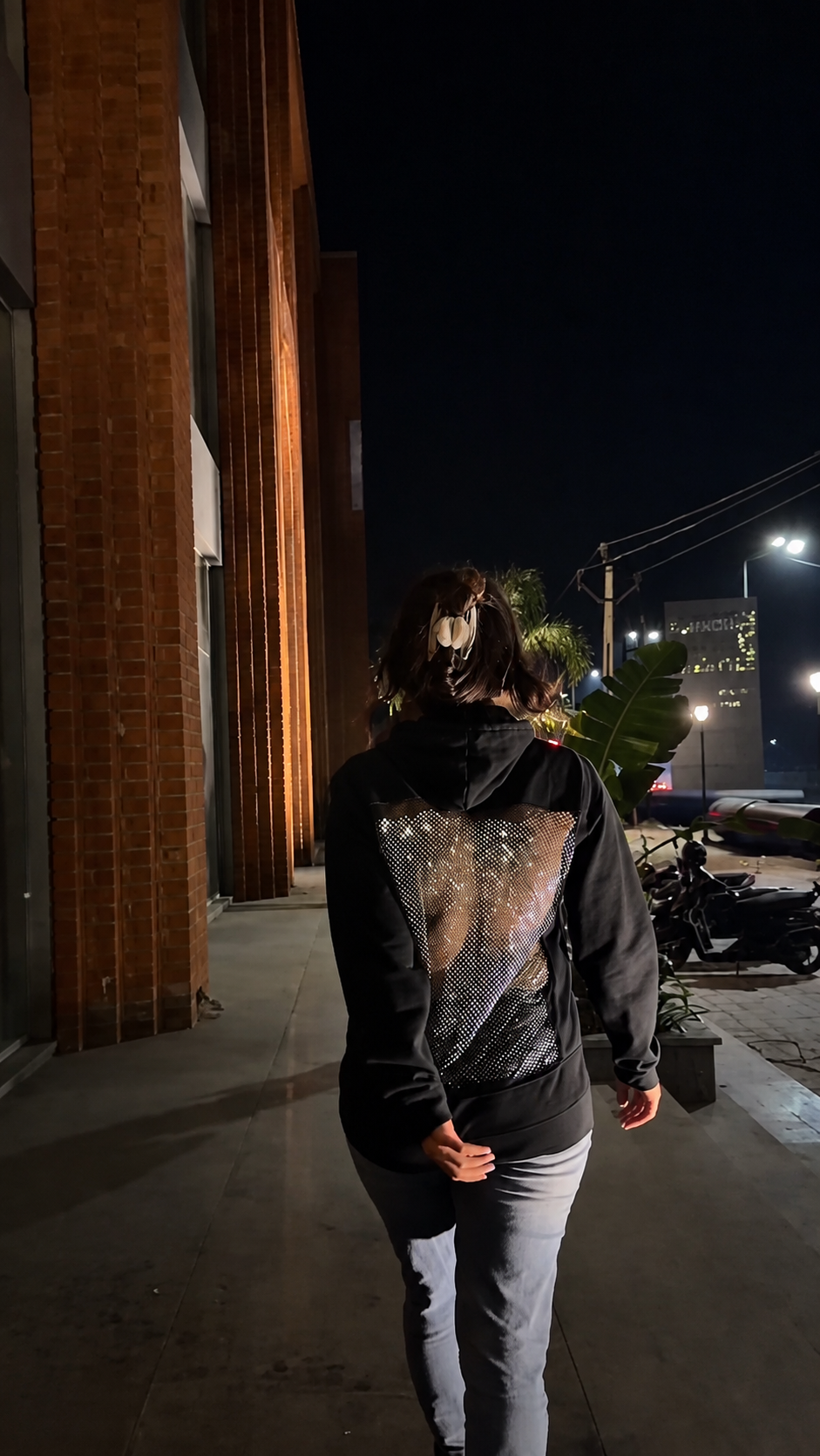Backless Drip Hoodie