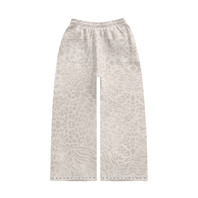 Leopard Sweatpants (Cream)