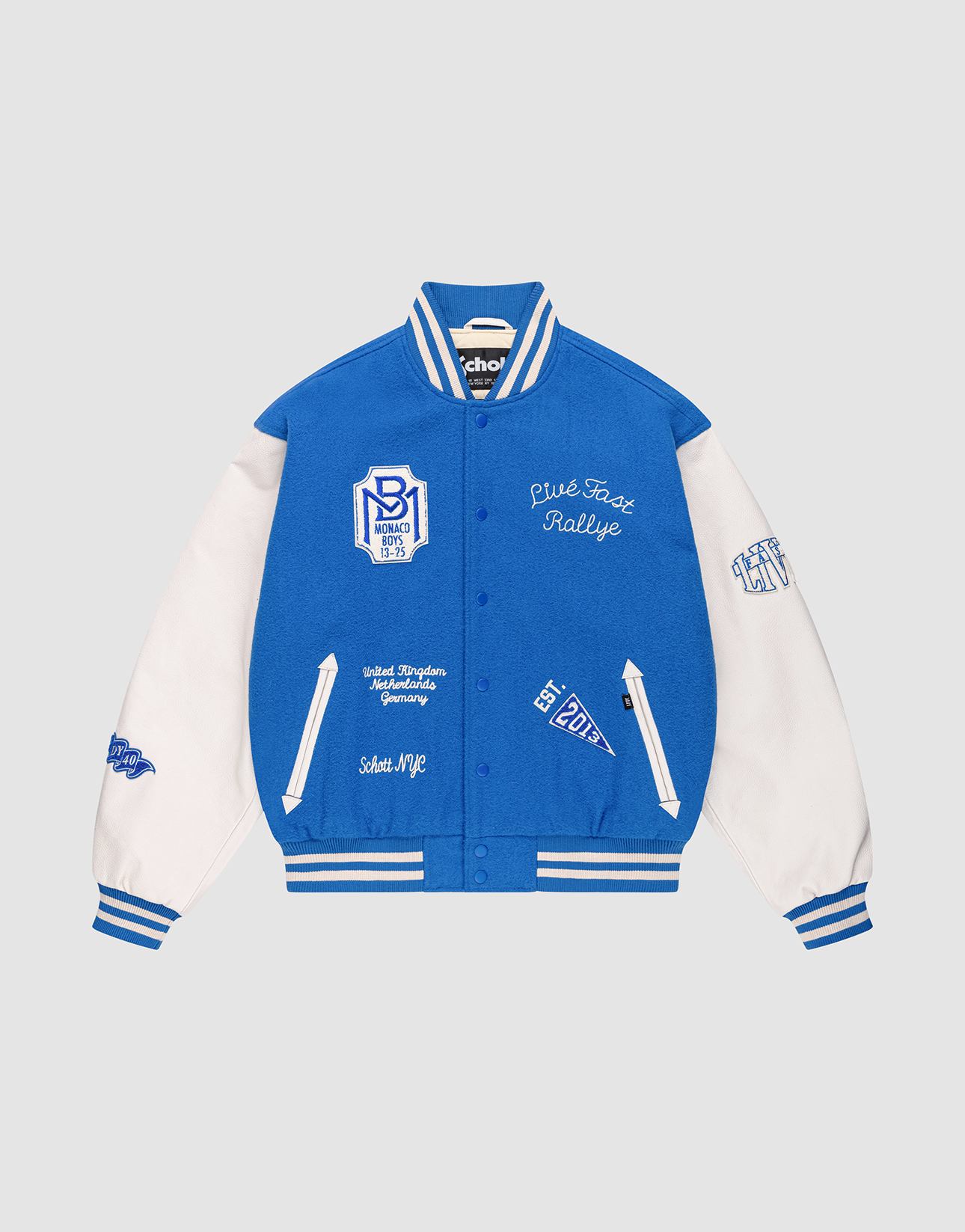 x Schott NYC Varsity Jacket