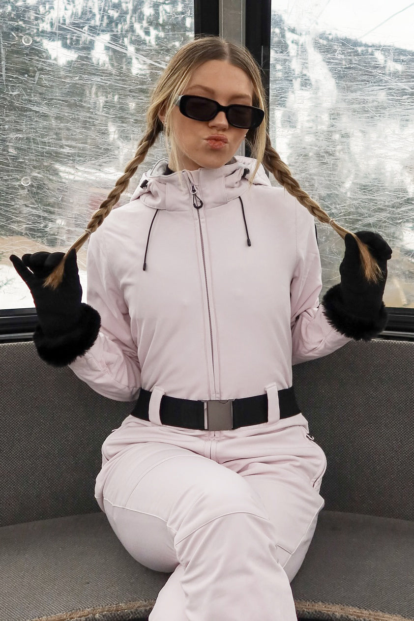 Women's Celeste One-Piece Ski Suits with Removable Hood
