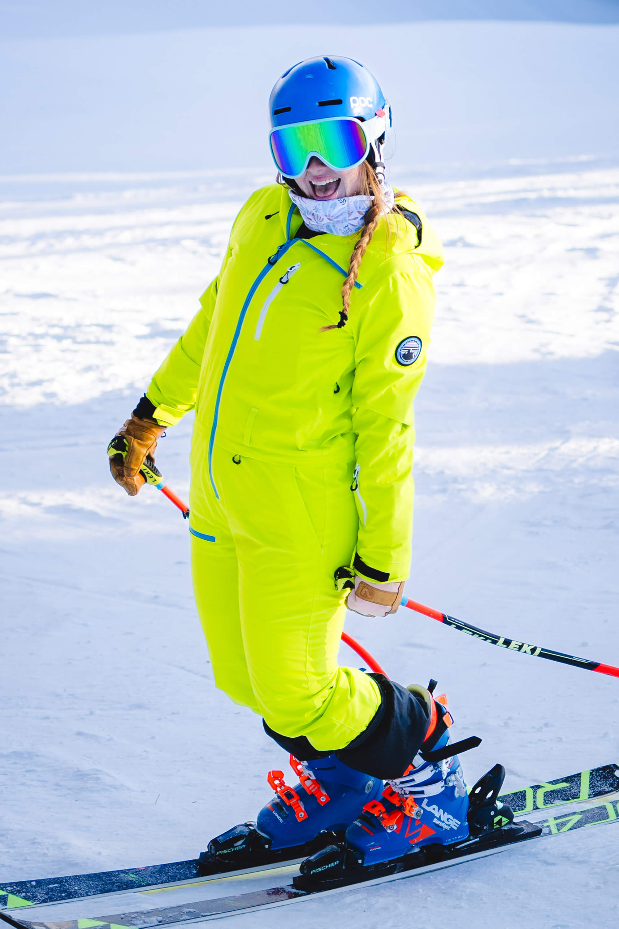 Women's Black Waterproof-breathable One-Piece Ski Suits